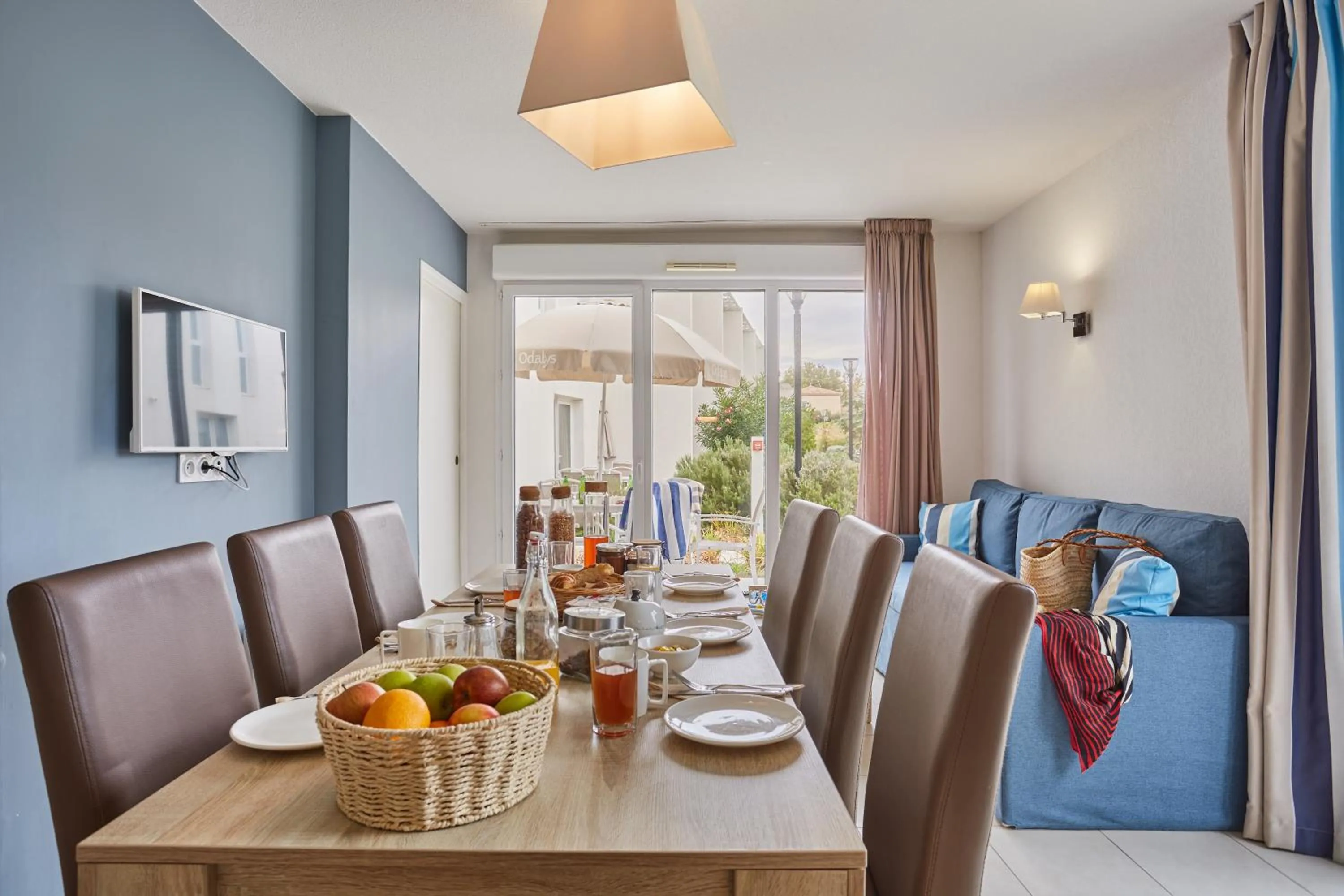 Dining area in Résidence Odalys Nakâra