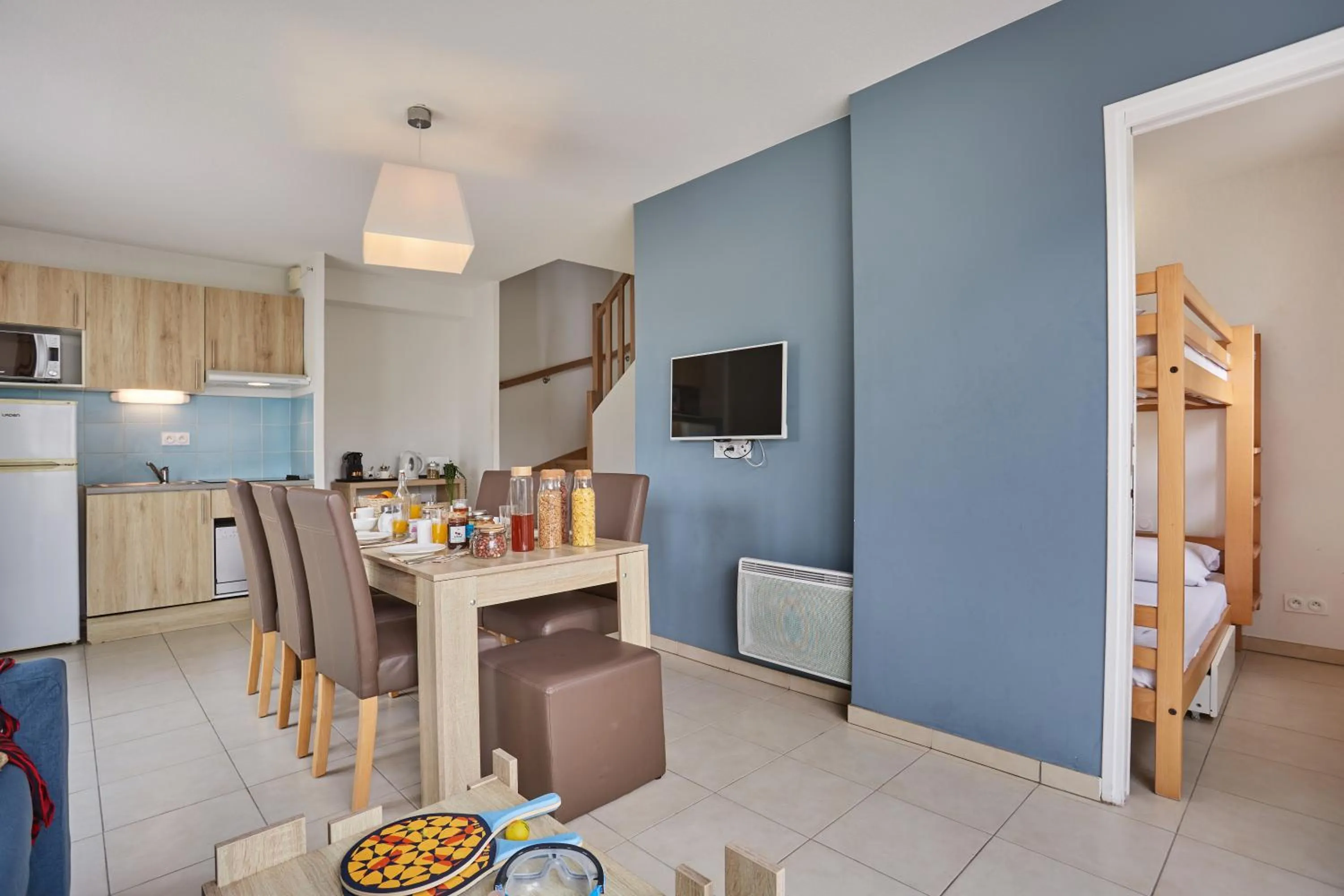 Dining area in Résidence Odalys Nakâra