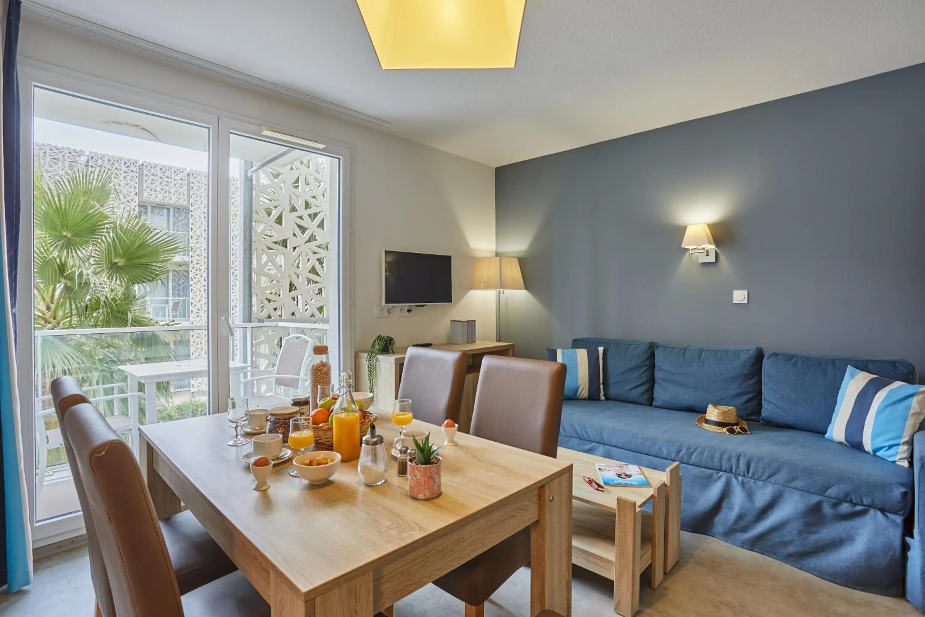 Dining area in Résidence Odalys Nakâra