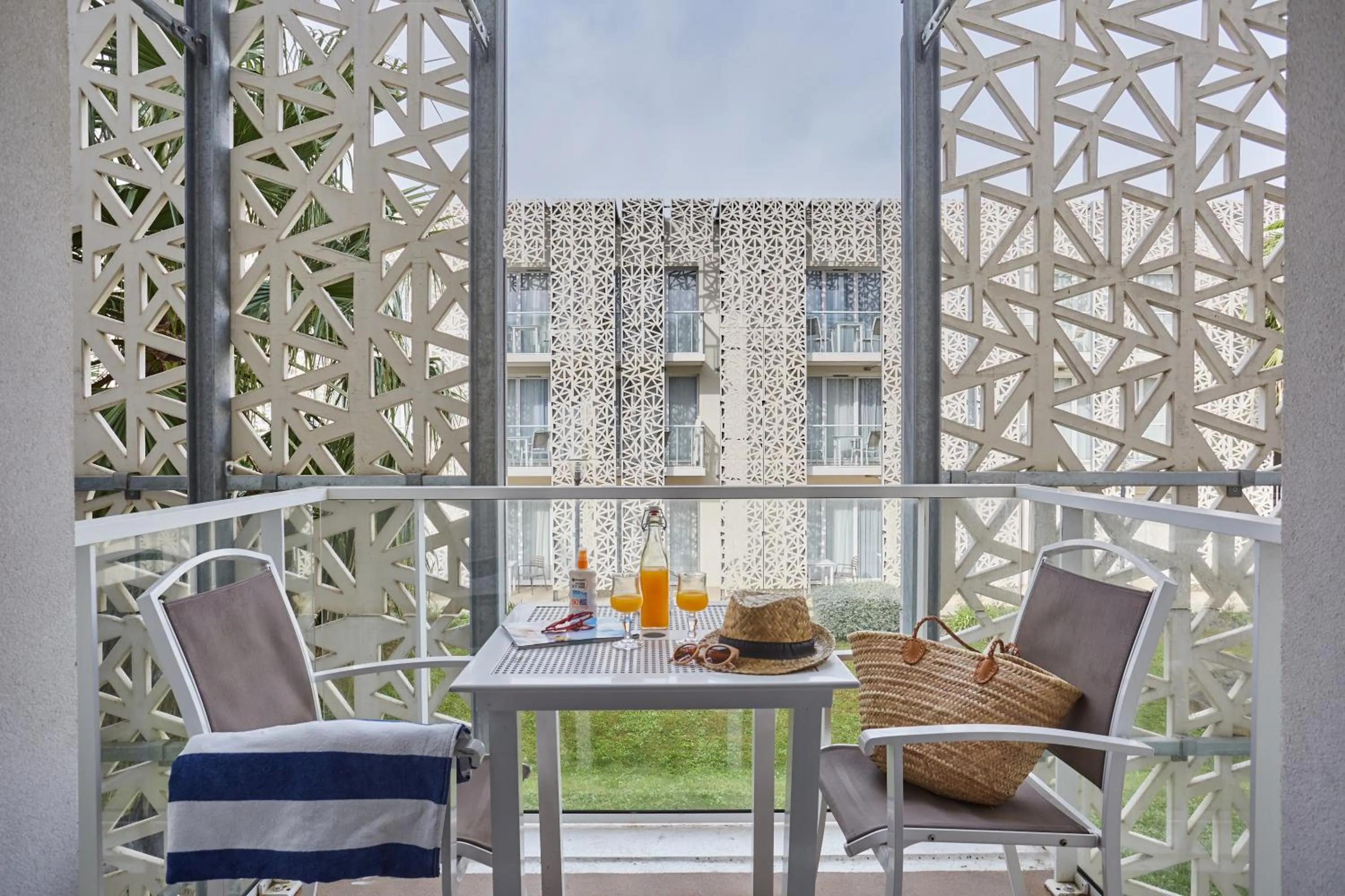 Balcony/Terrace in Résidence Odalys Nakâra