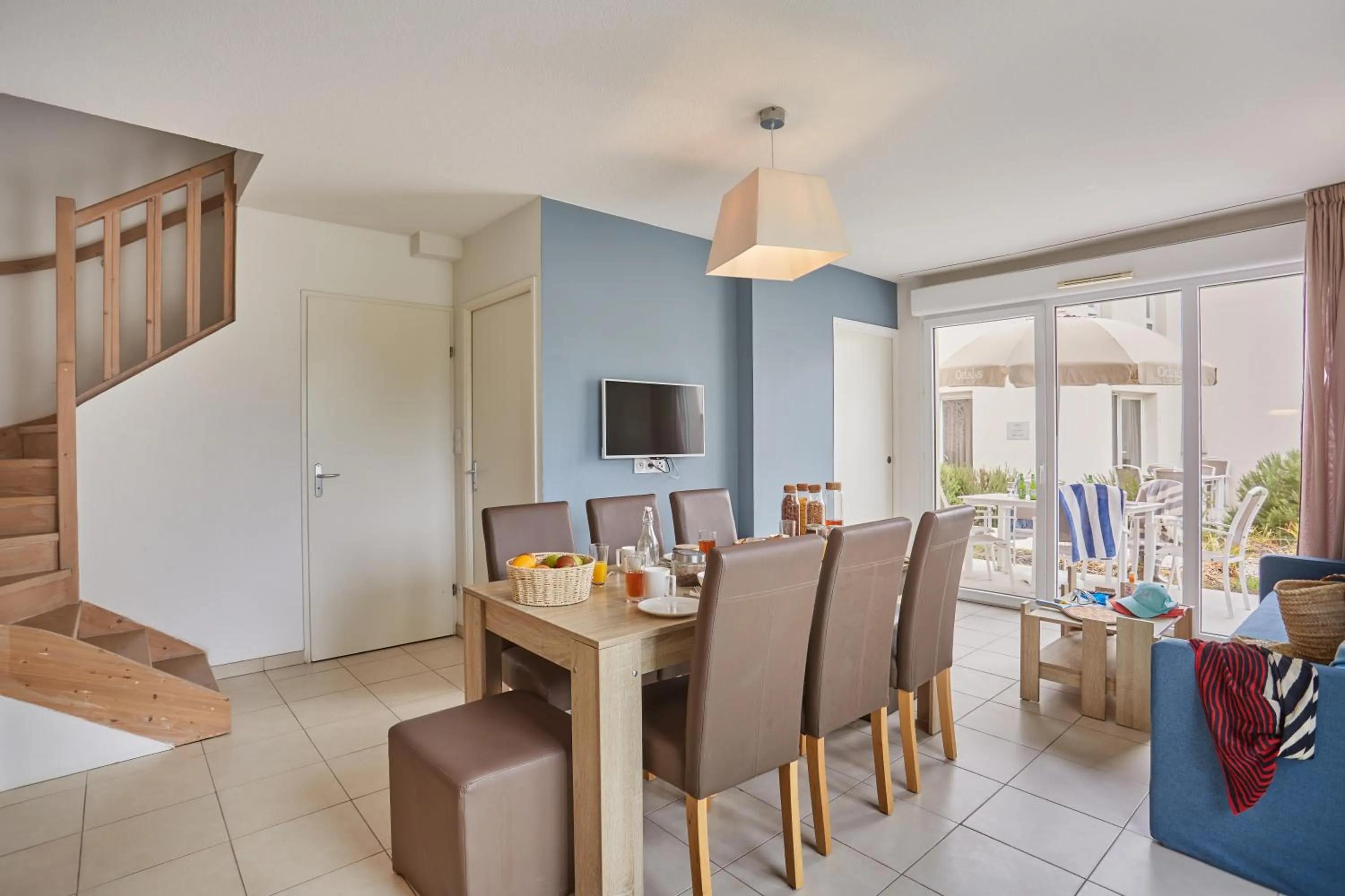 Dining area in Résidence Odalys Nakâra