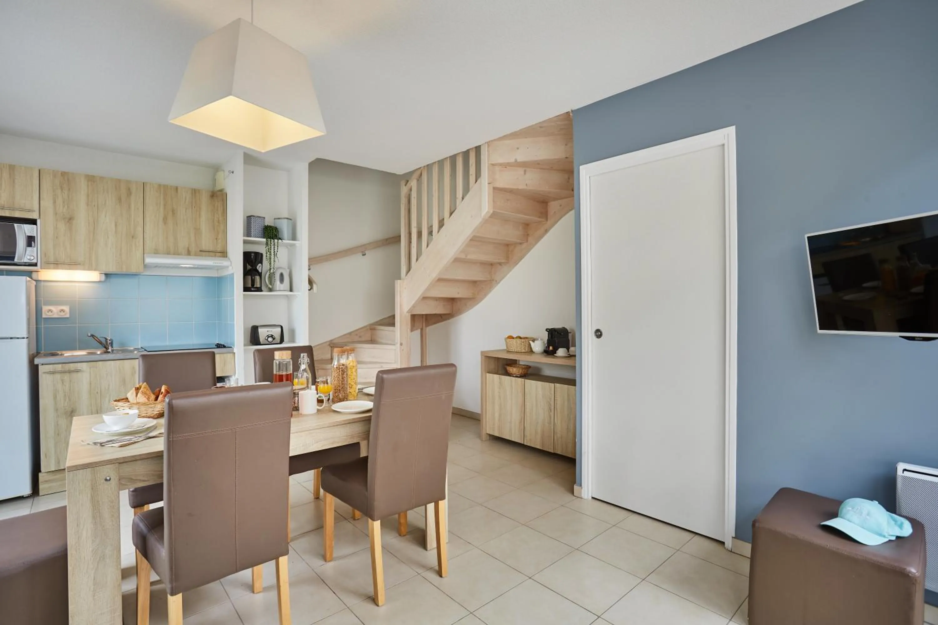 Dining area in Résidence Odalys Nakâra