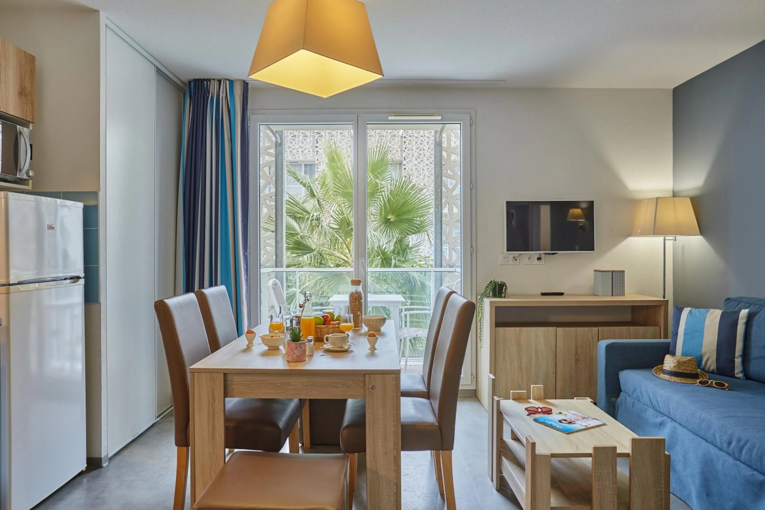 Seating area in Résidence Odalys Nakâra