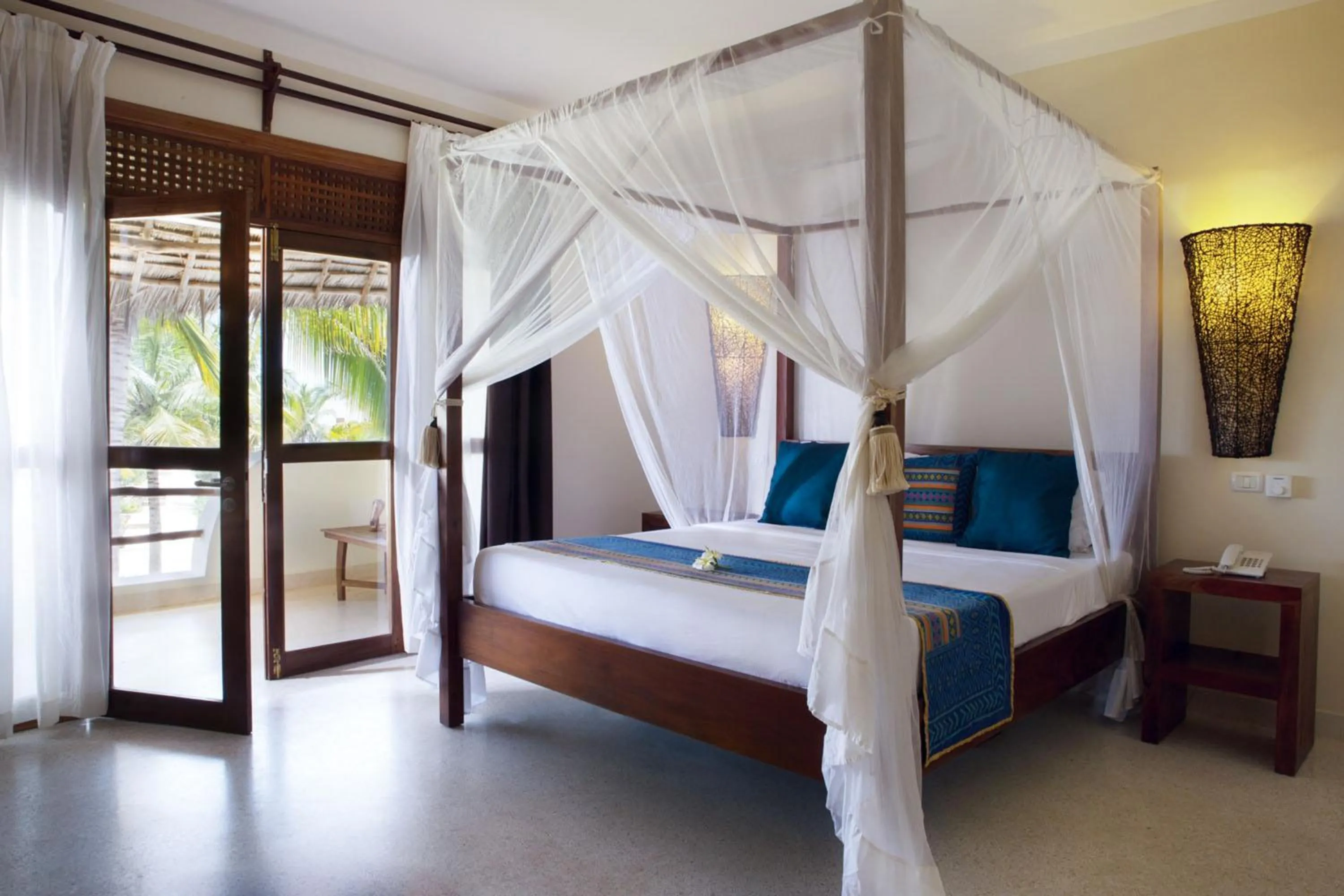 Bedroom, Bed in Fruit & Spice Wellness Resort Zanzibar