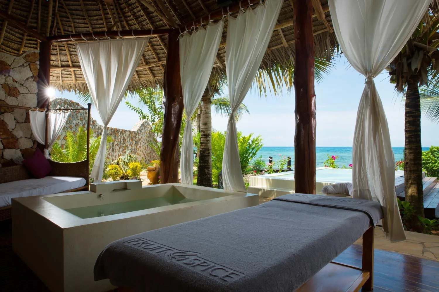 Decorative detail, Bed in Fruit & Spice Wellness Resort Zanzibar