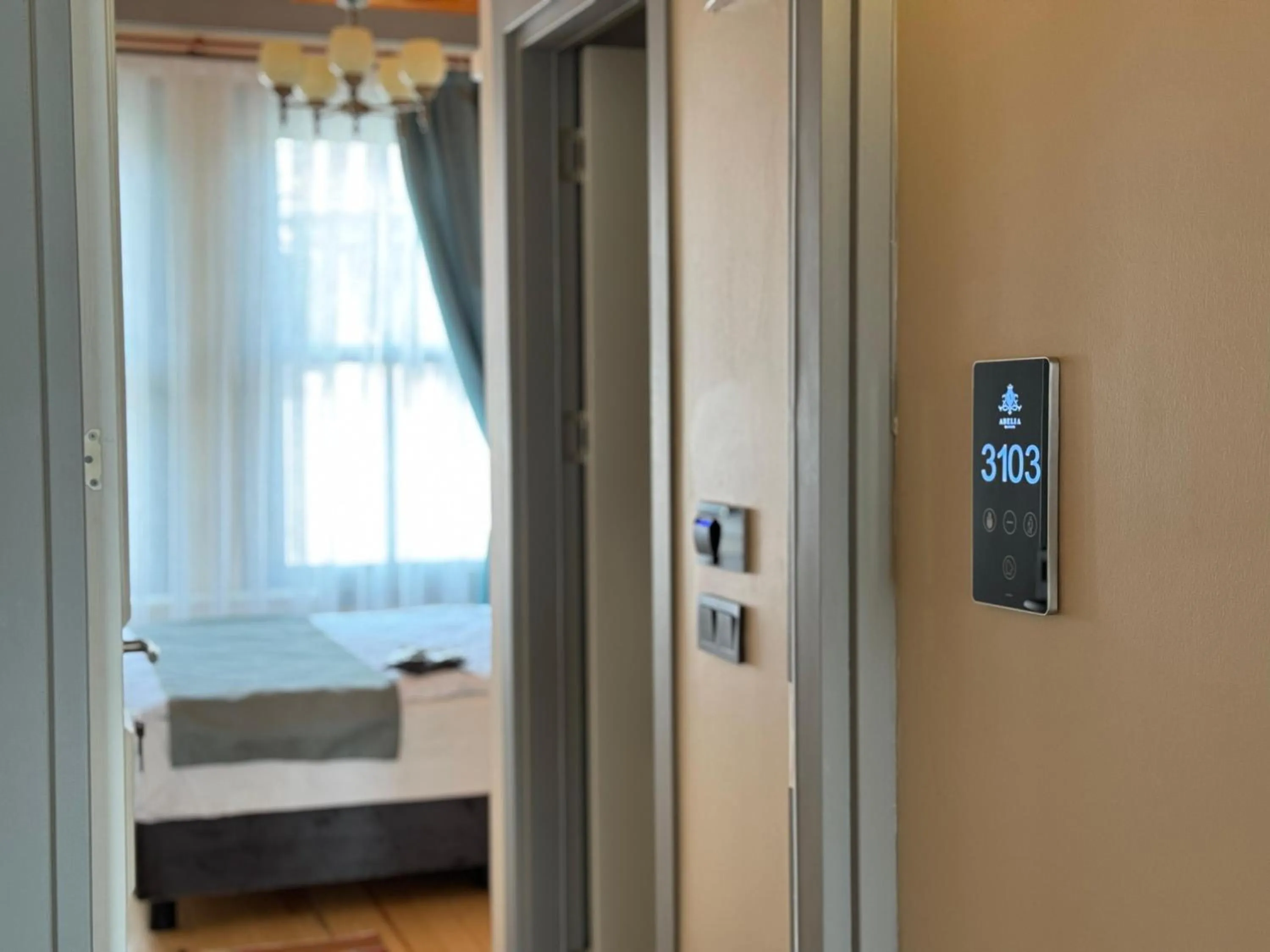 Decorative detail, Bed in Abelia Mansion Hotel