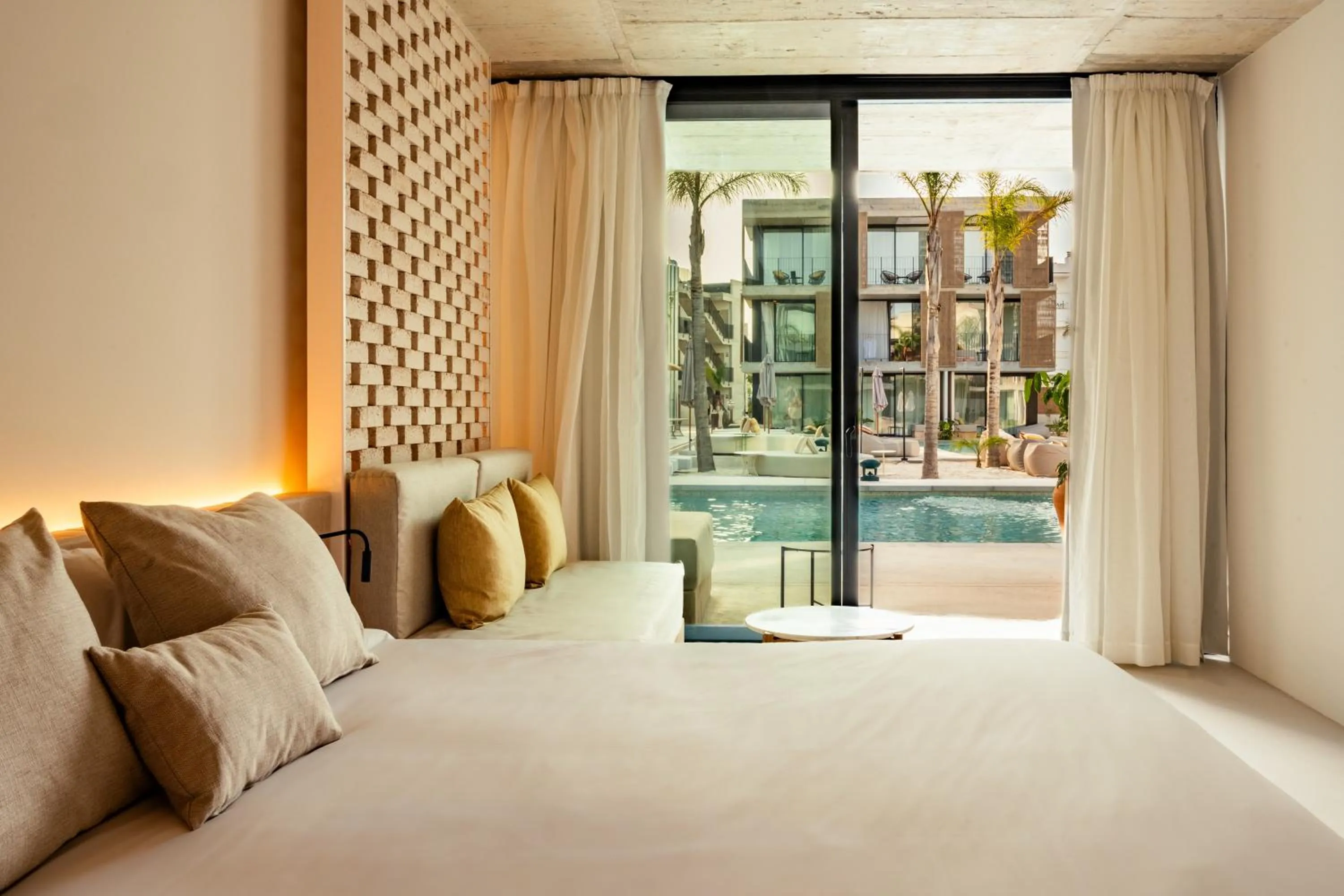 Garden view, Bed in Bonito Ibiza by O Beach