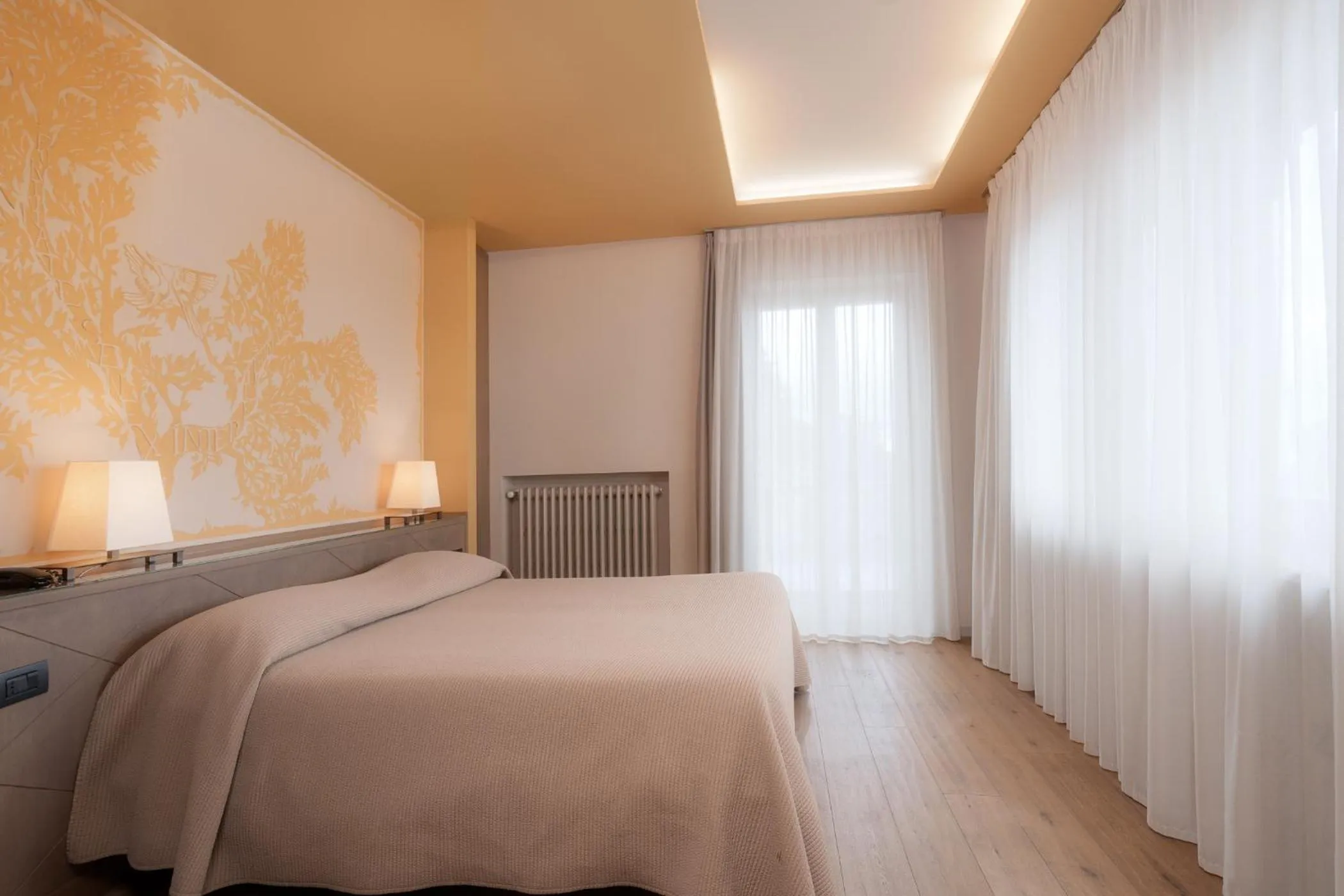 Bedroom, Bed in Titano Suites