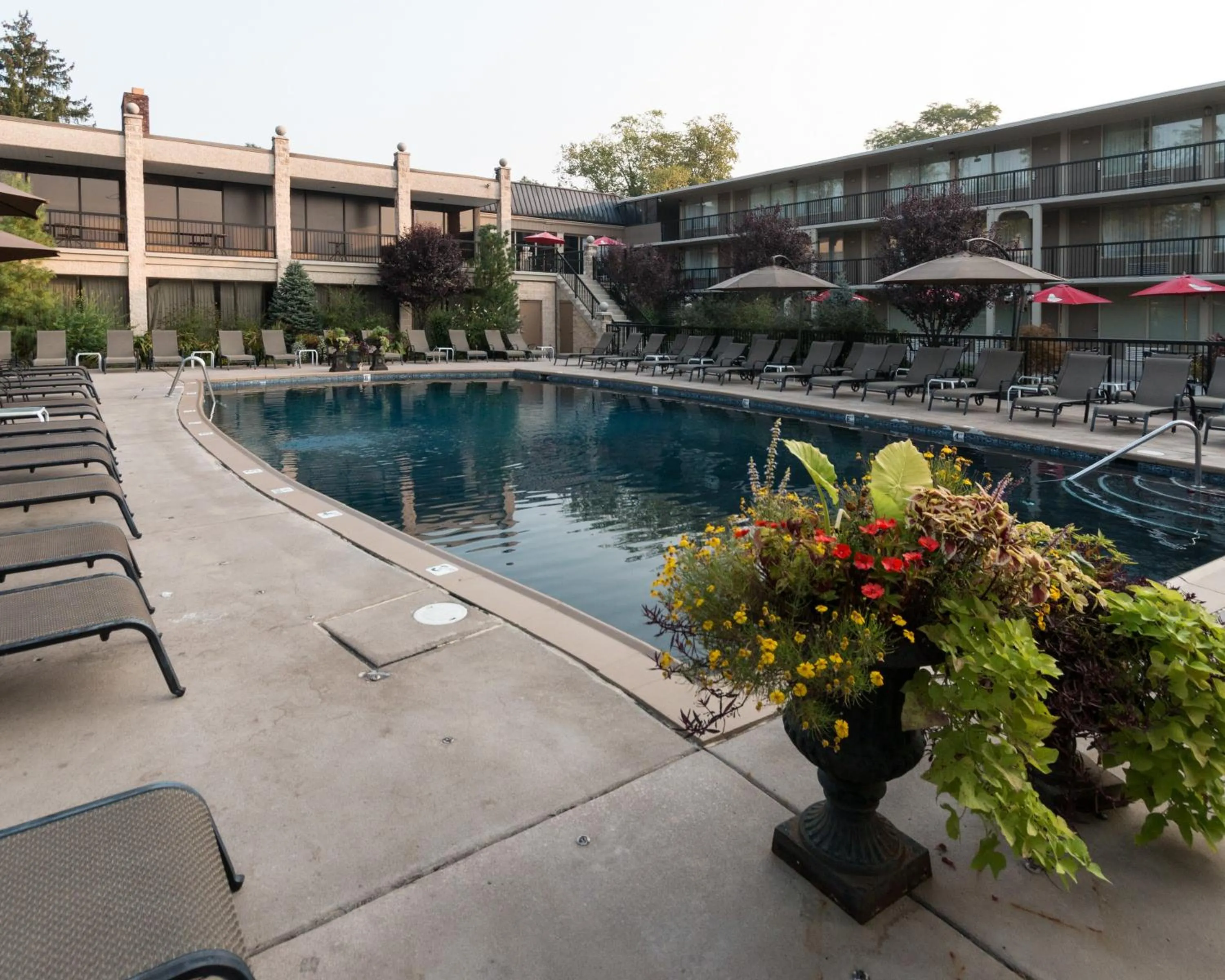 Swimming pool in New Hope Inn & Suites
