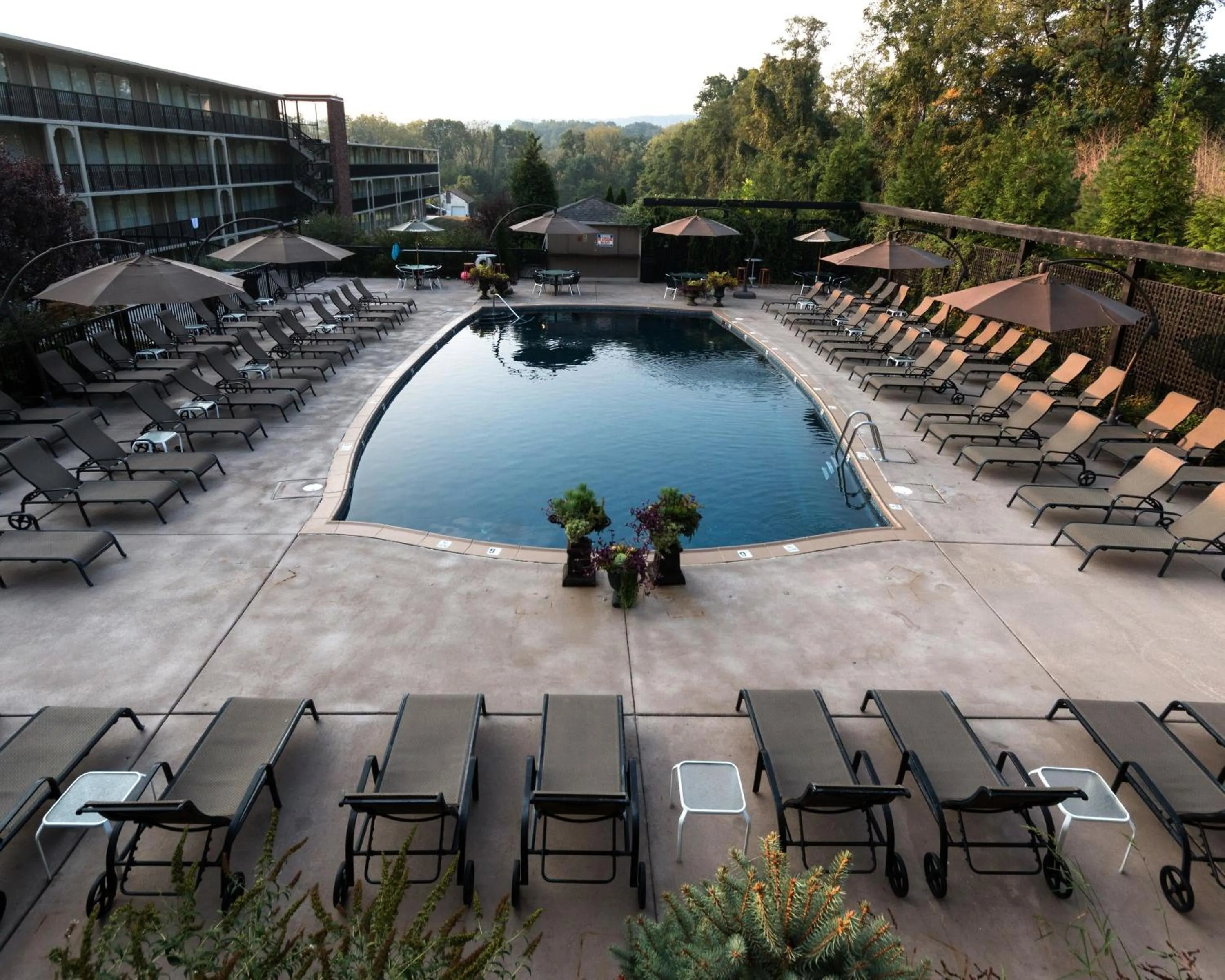 Swimming pool in New Hope Inn & Suites