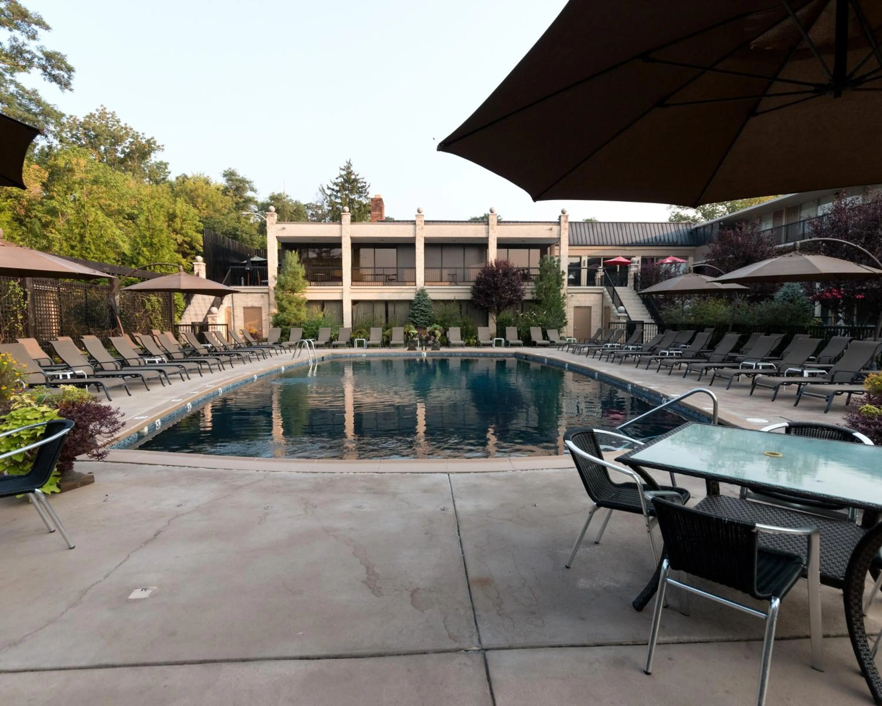 Swimming pool in New Hope Inn & Suites