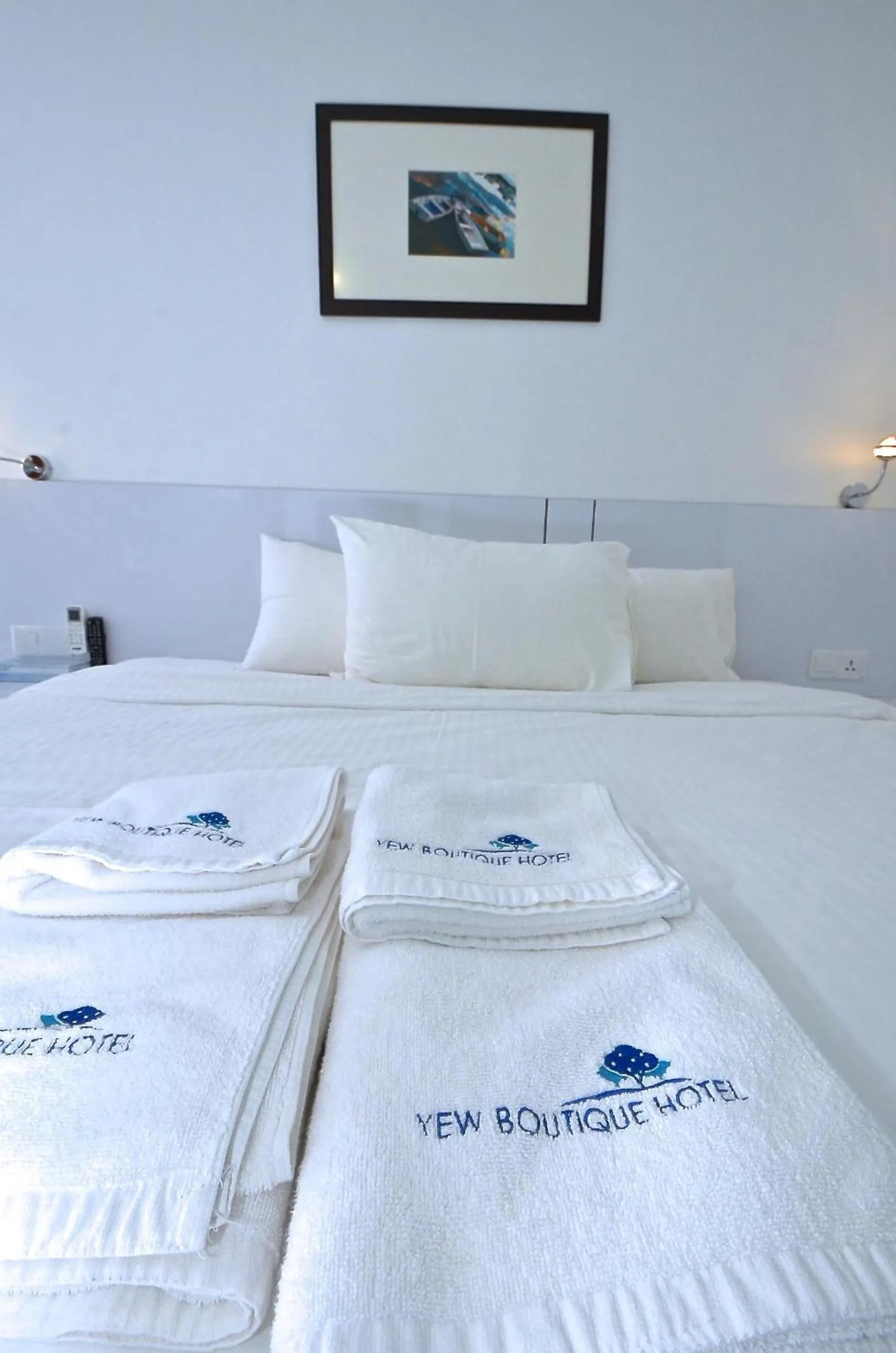 Bed in Yew Boutique Hotel