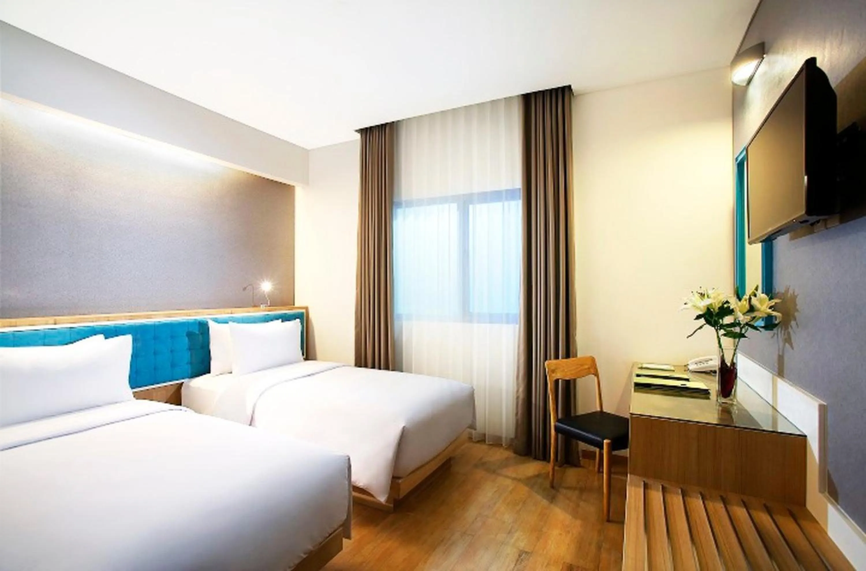Bedroom, Bed in Hotel Santika Kelapa Gading