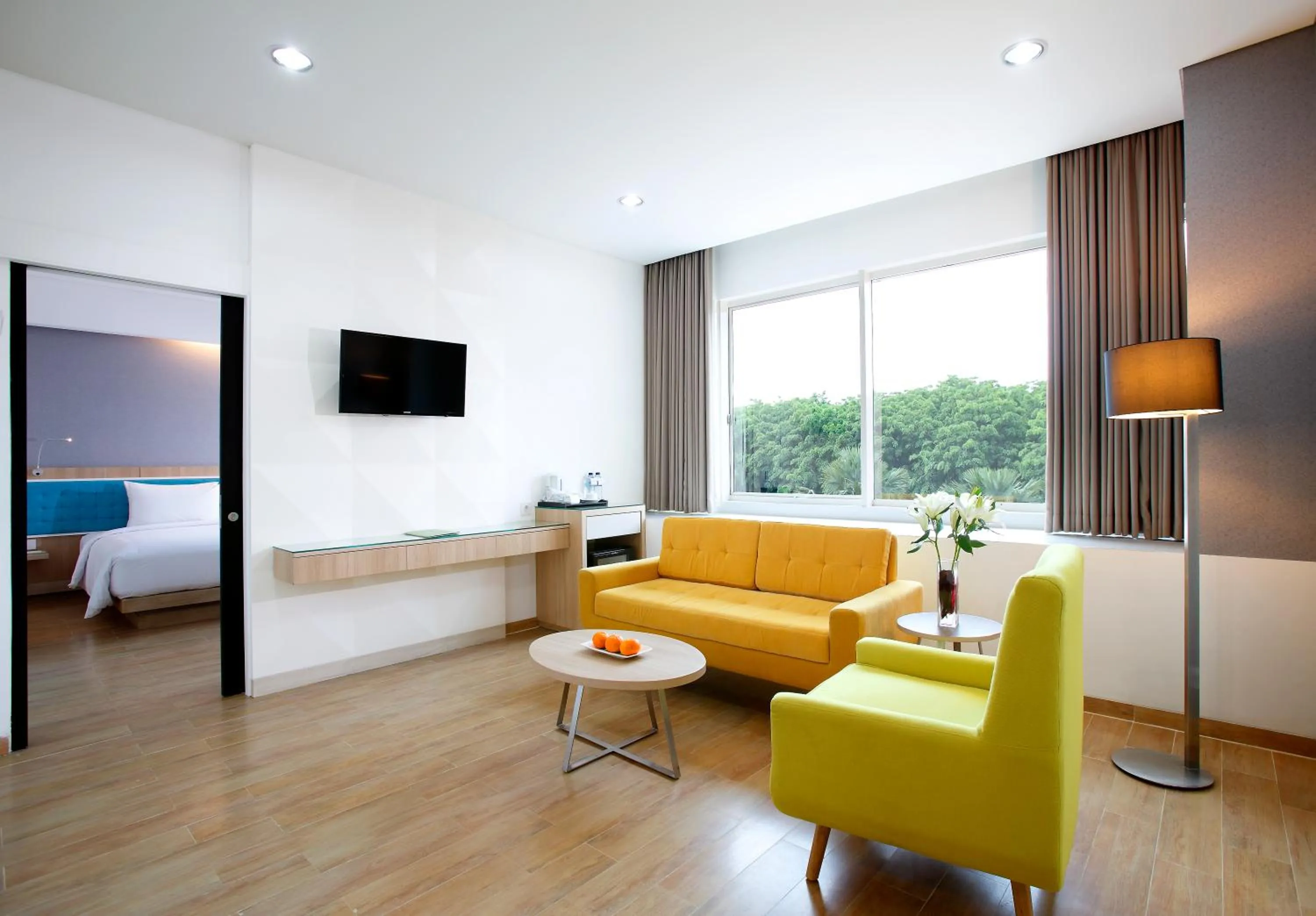 Communal lounge/ TV room in Hotel Santika Kelapa Gading