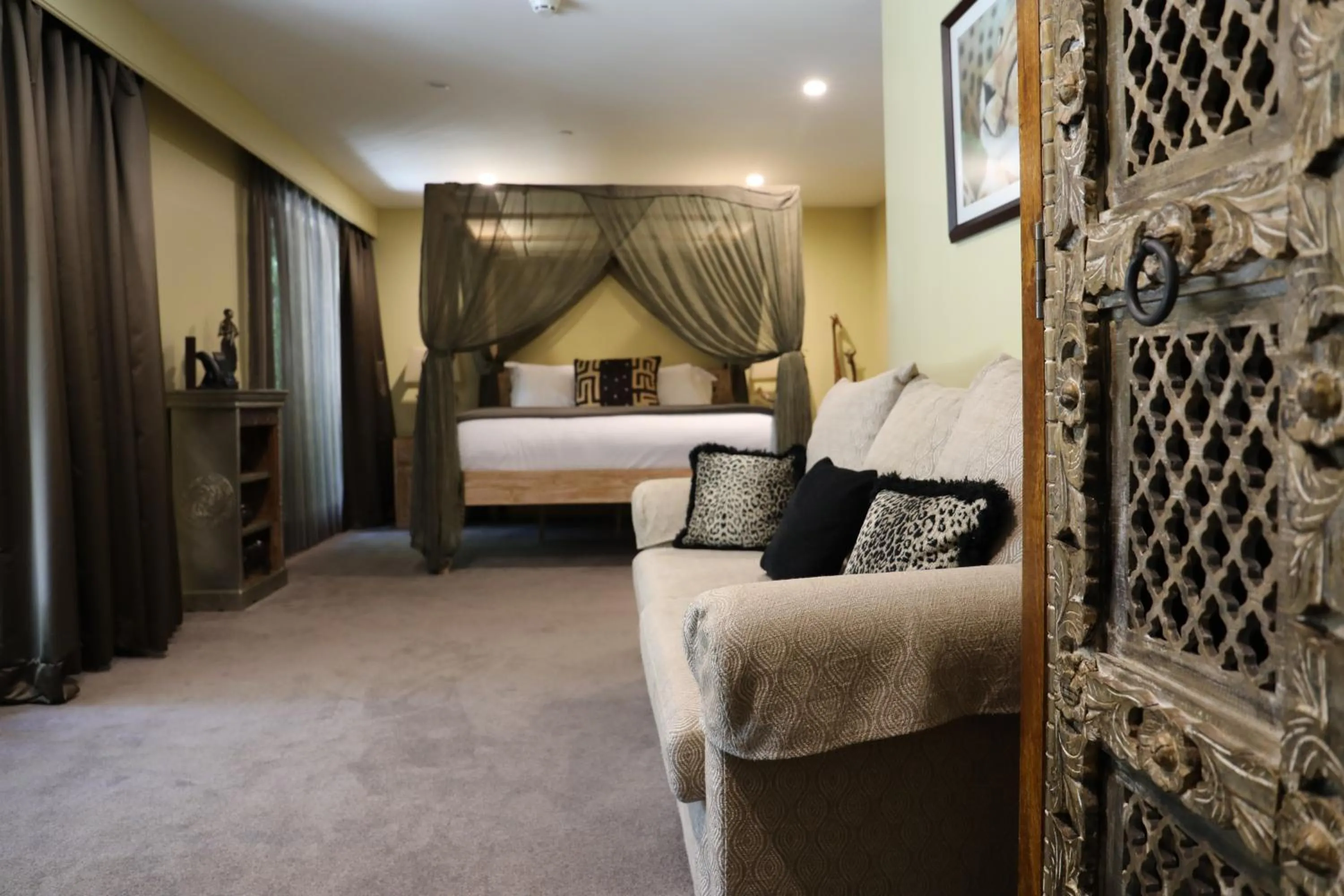 Bed in Jamala Wildlife Lodge