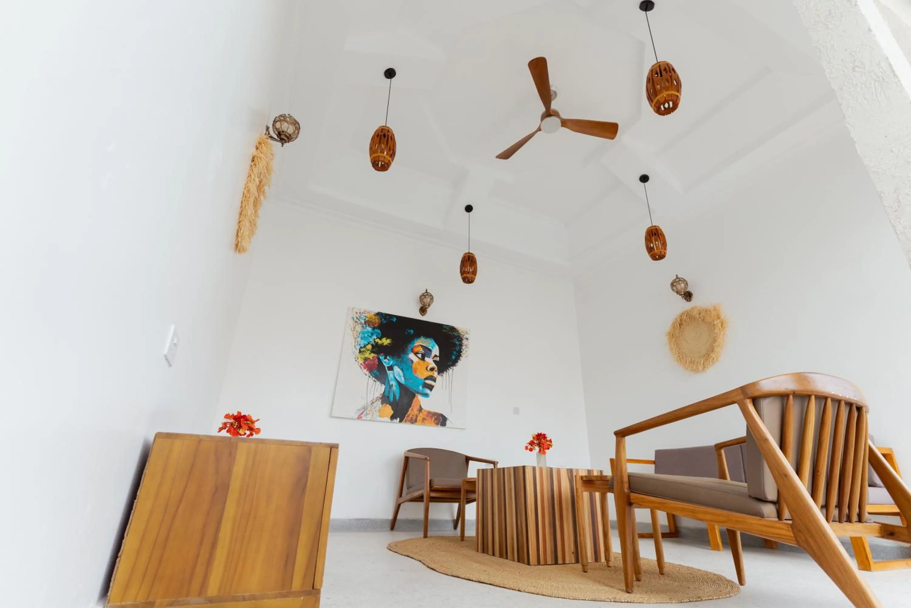 Seating area in Leparadis Zanzibar Boutique Hotel