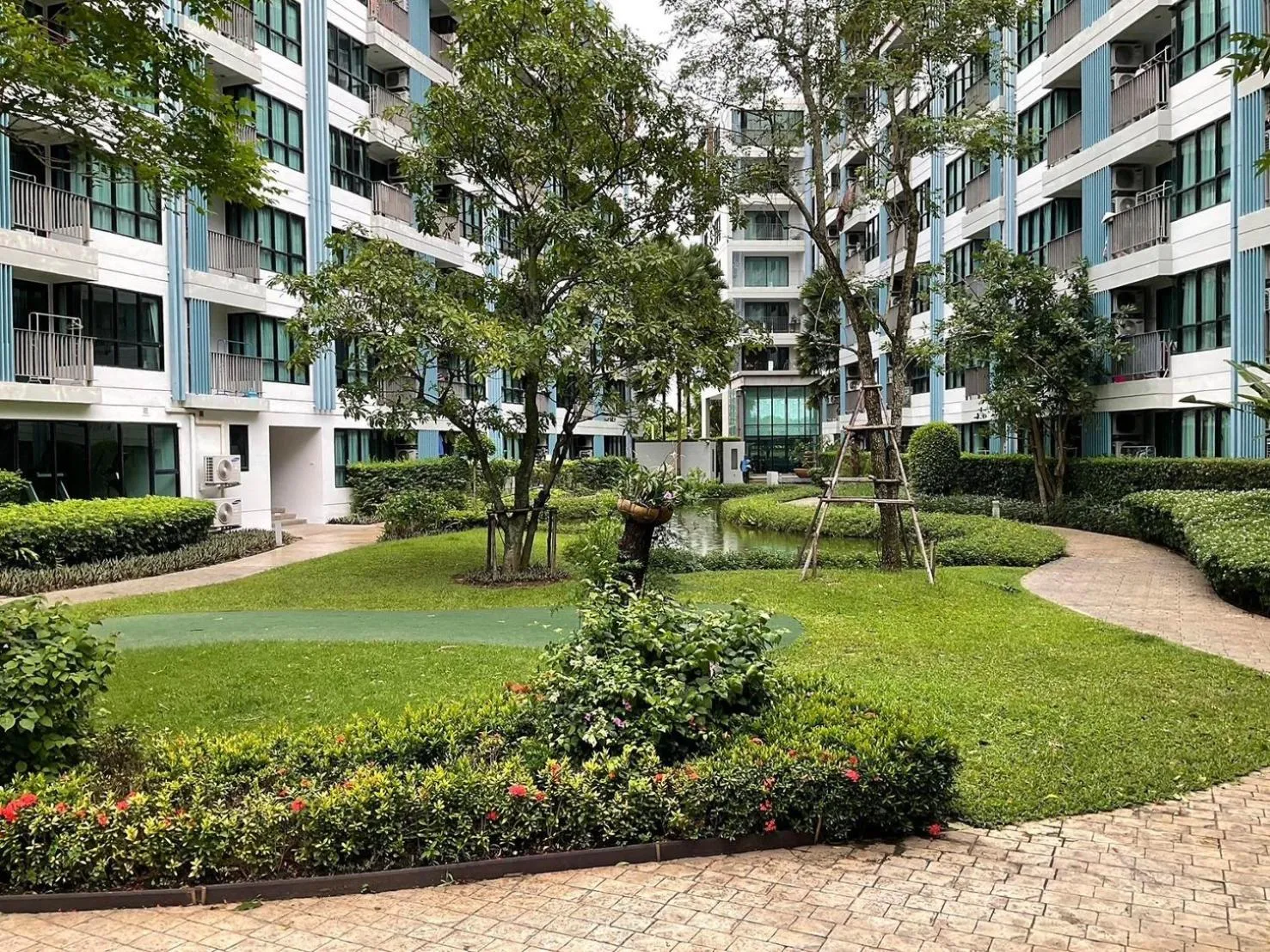 Garden in Centrio Condominium across Central Phuket in Phuket Town