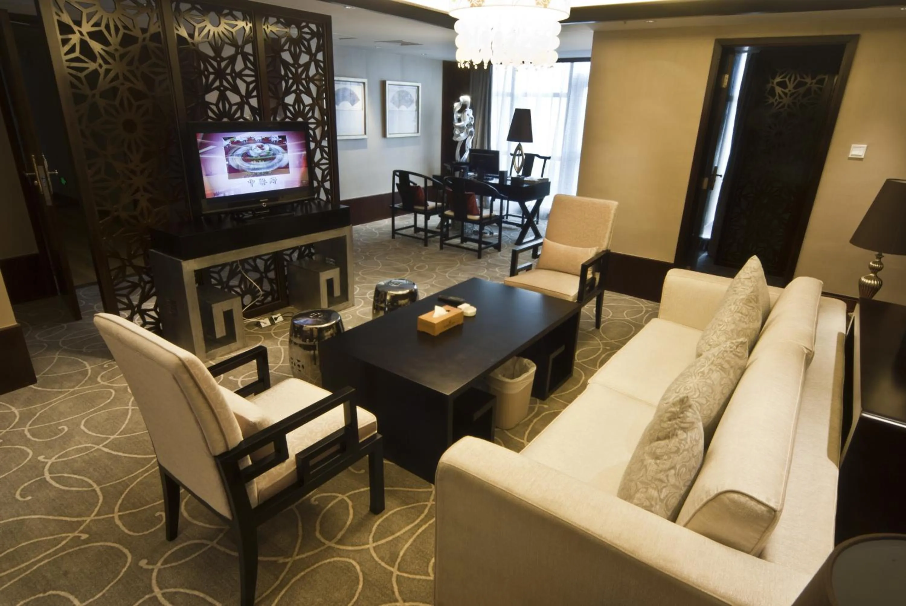 Living room in Wenchang Waika Hotel