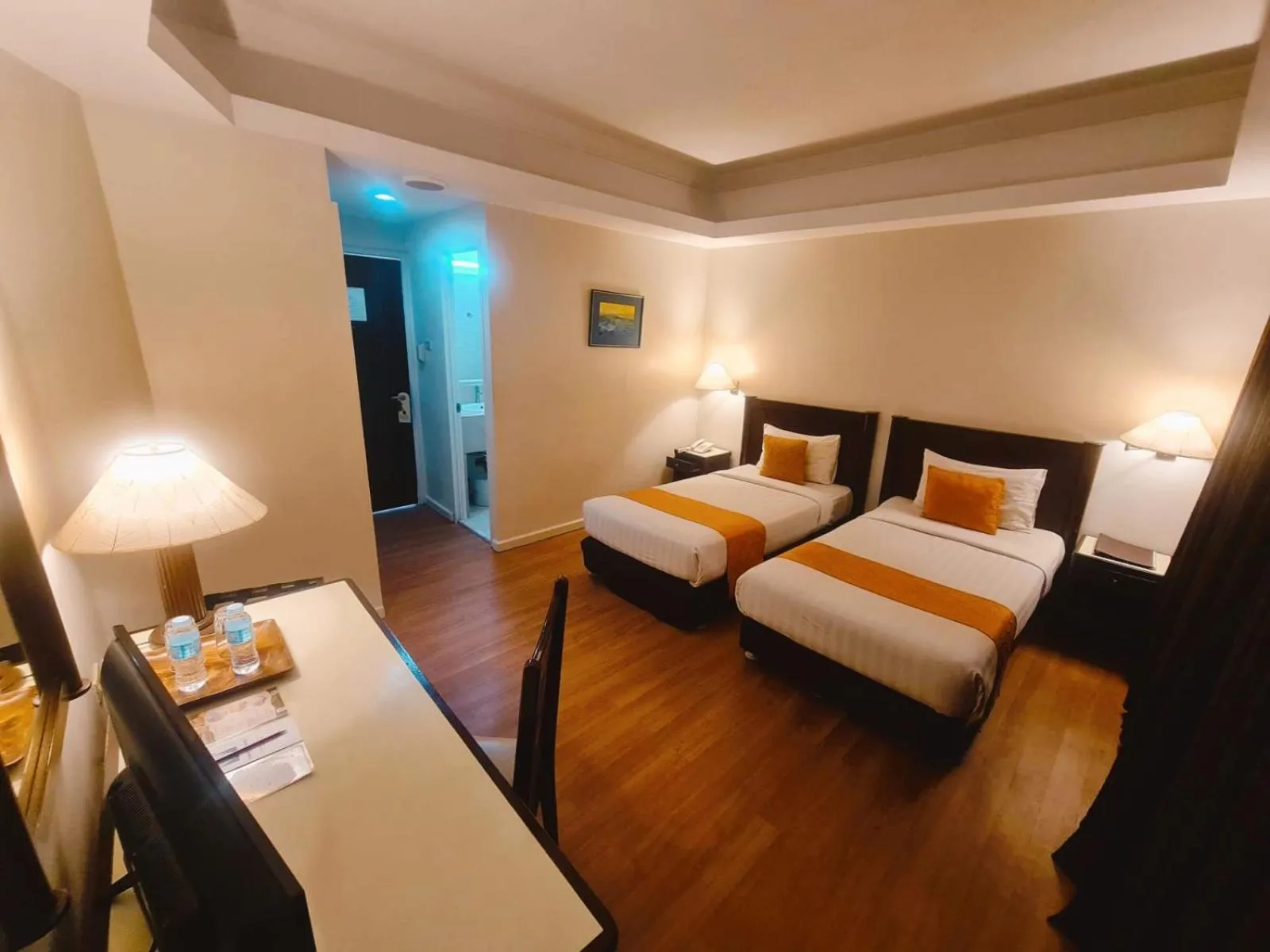 Bed in Harbor Town Hotel