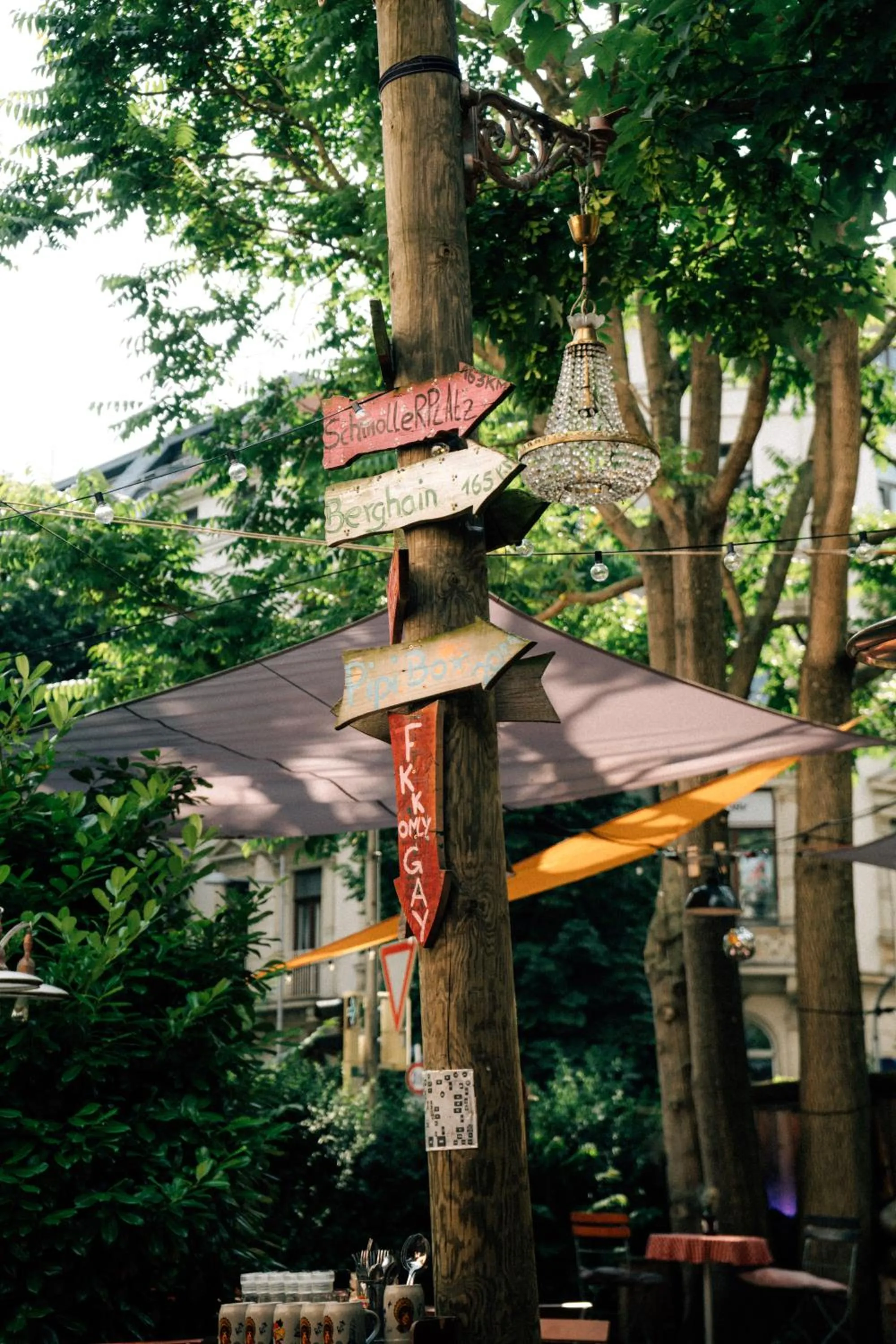 Garden in Oskars Absteige