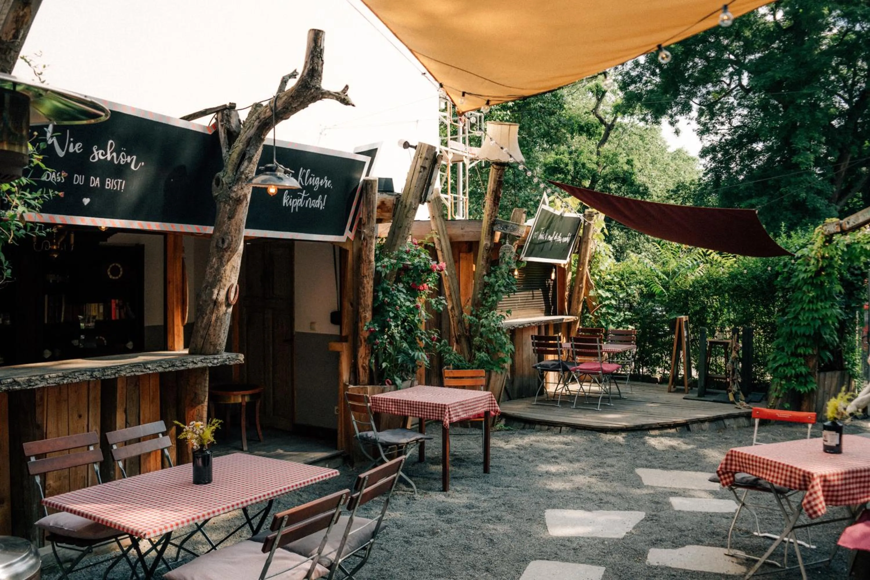 Garden in Oskars Absteige