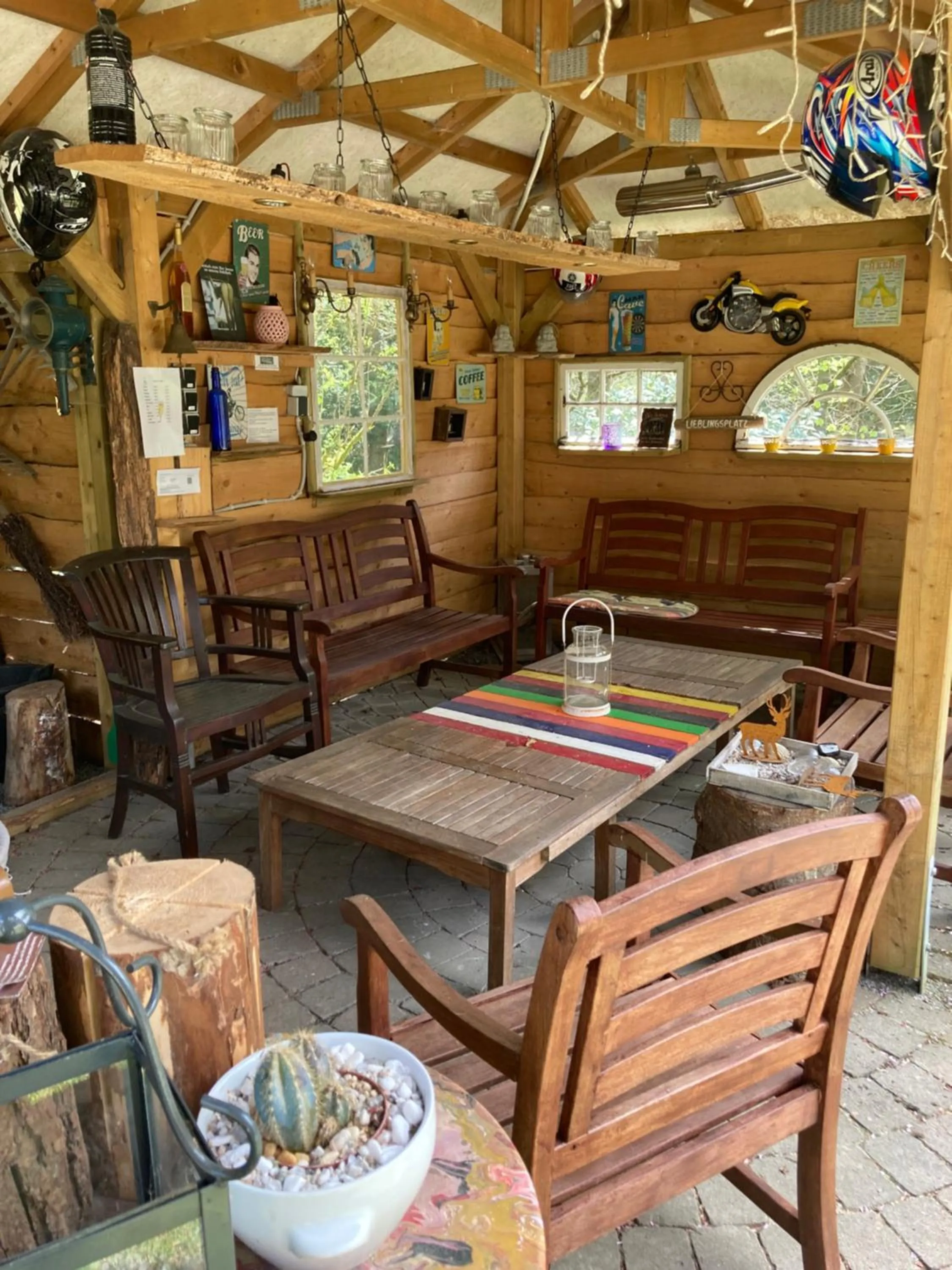 Garden in Gasthof Walhalja