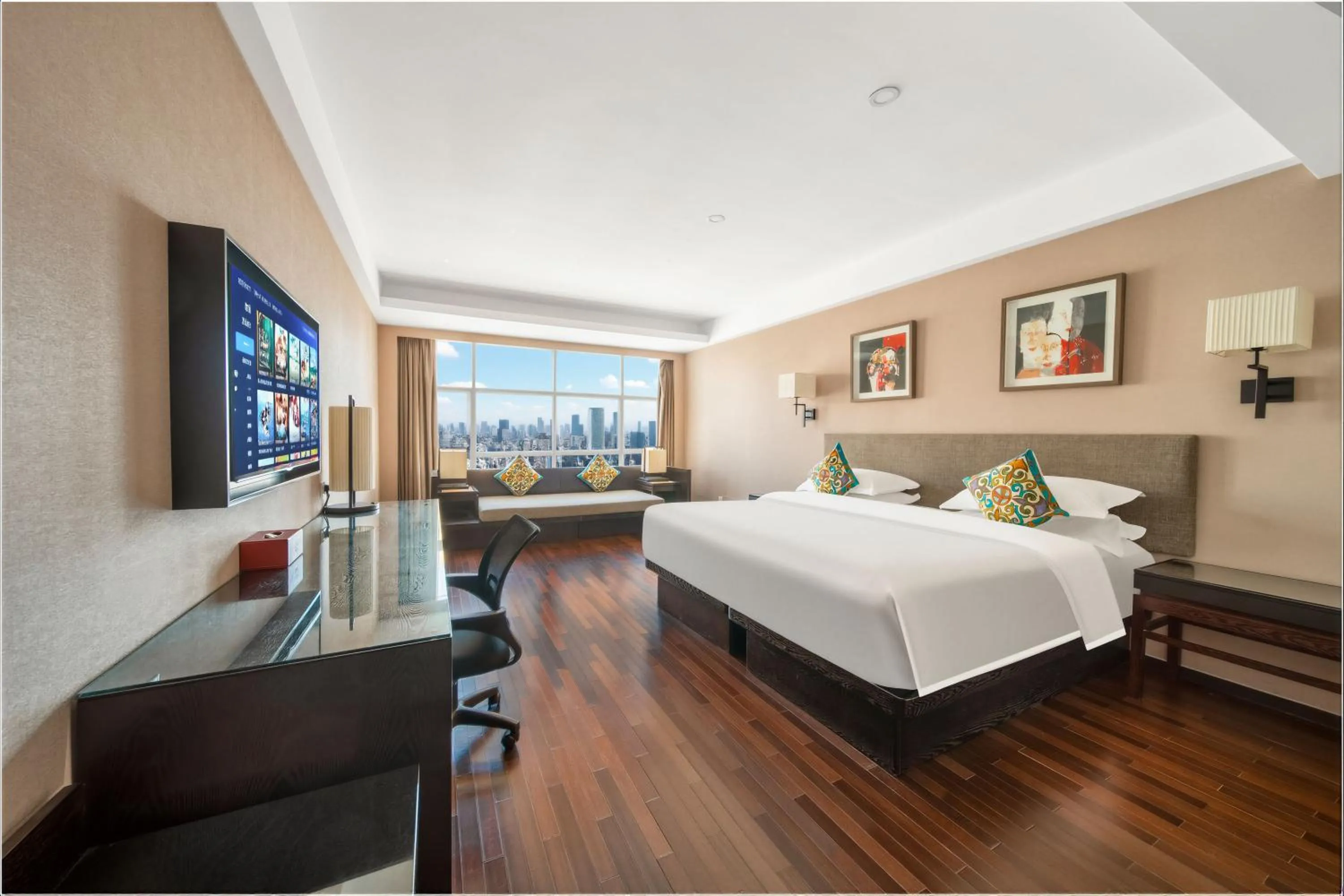 Bed in SSAW Boutique Hotel Hangzhou East - Free Self Service Laundry