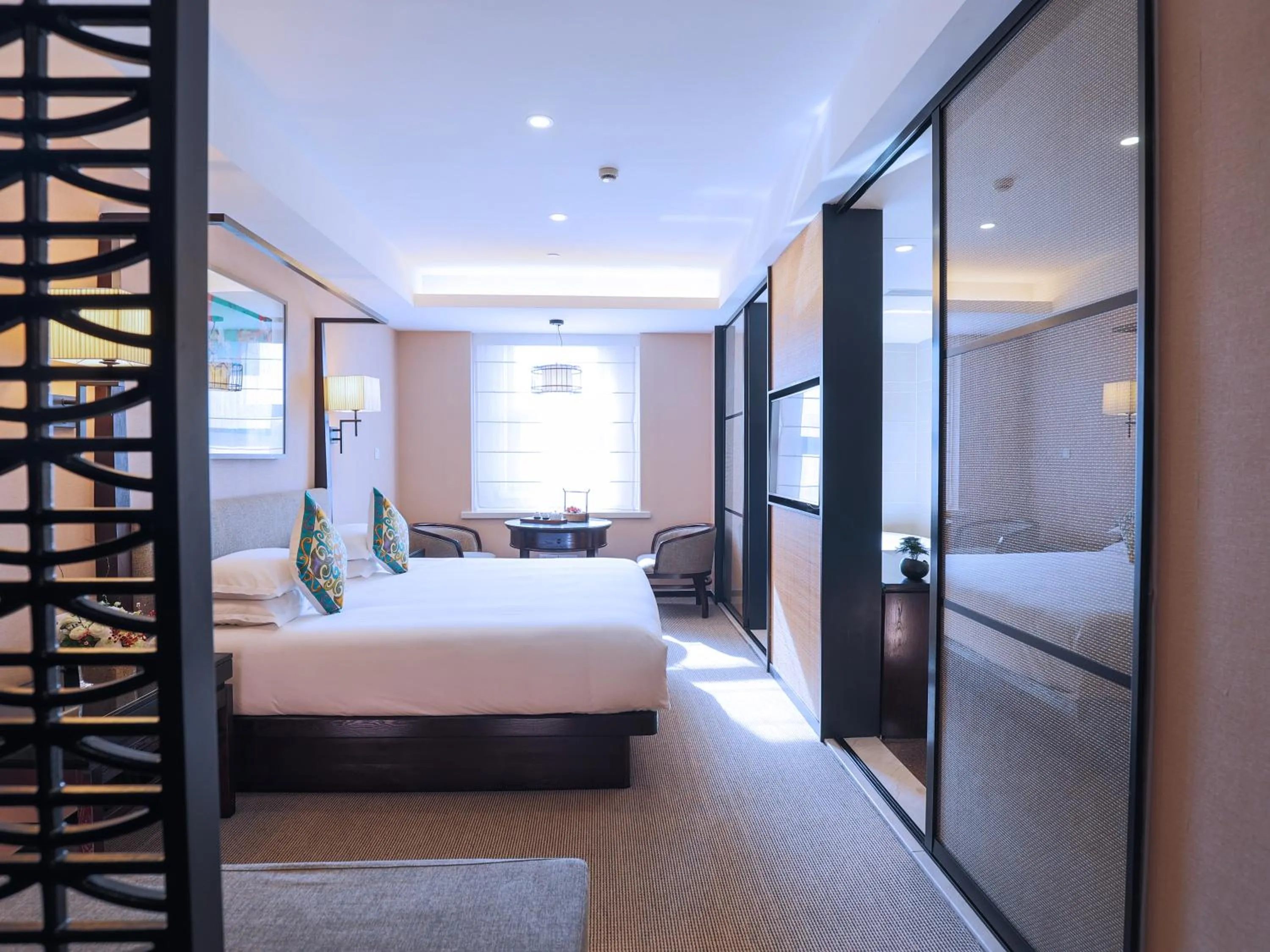 Bedroom, Bed in SSAW Boutique Hotel Hangzhou East - Free Self Service Laundry