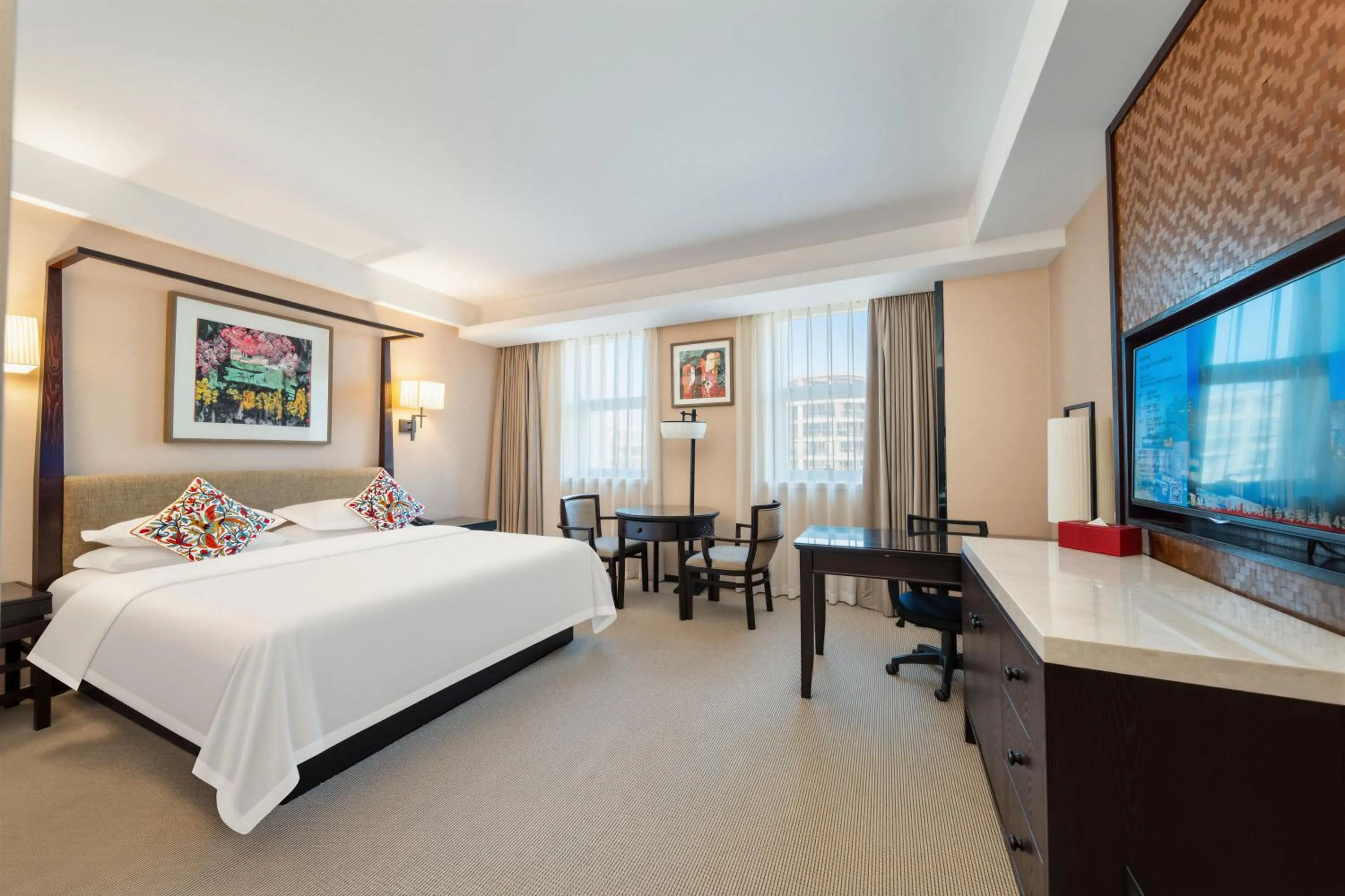 Bed in SSAW Boutique Hotel Hangzhou East - Free Self Service Laundry