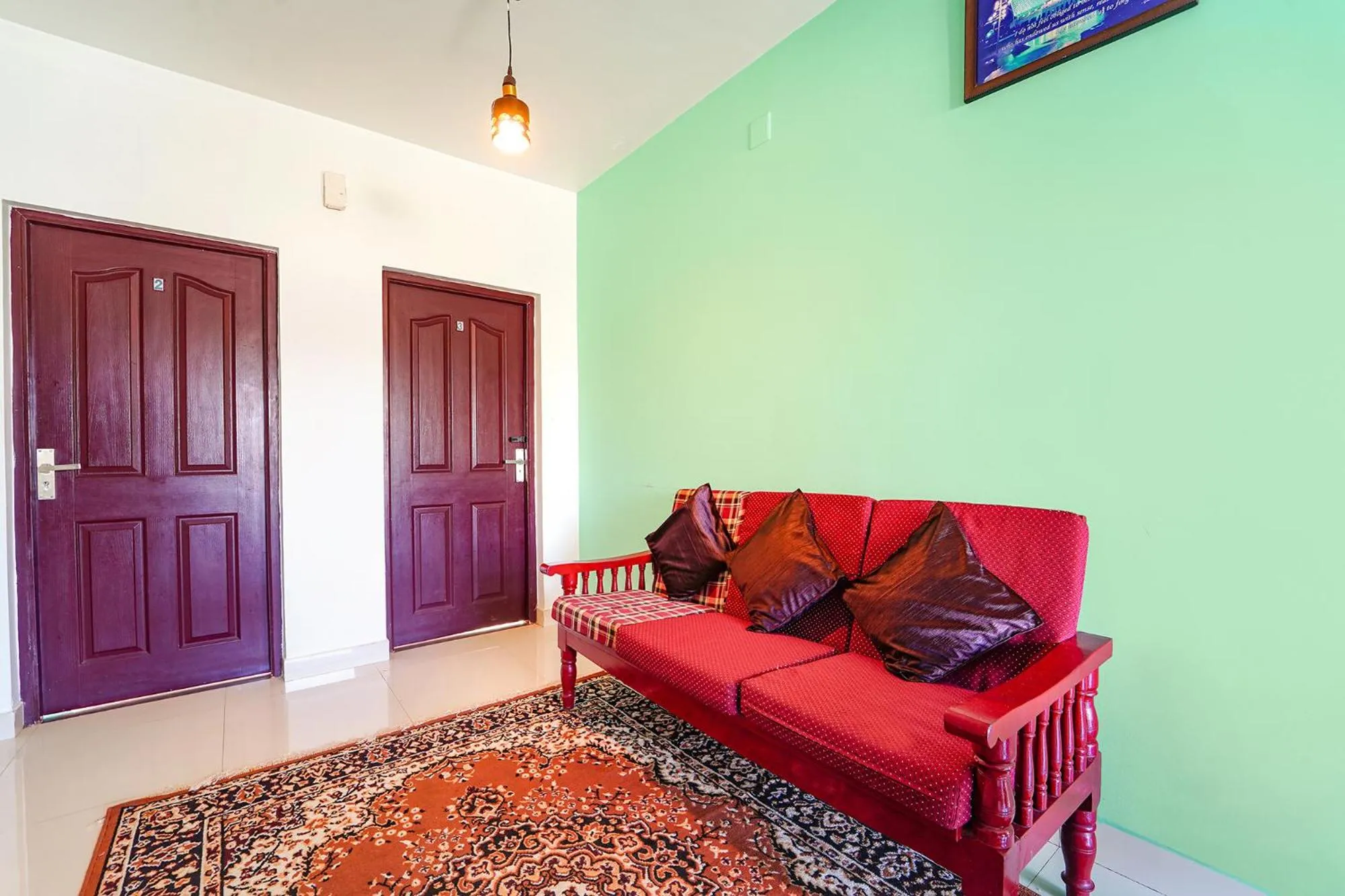 Seating area in Via Bala Garden - Nr Ooty Toy Train Tourist Park