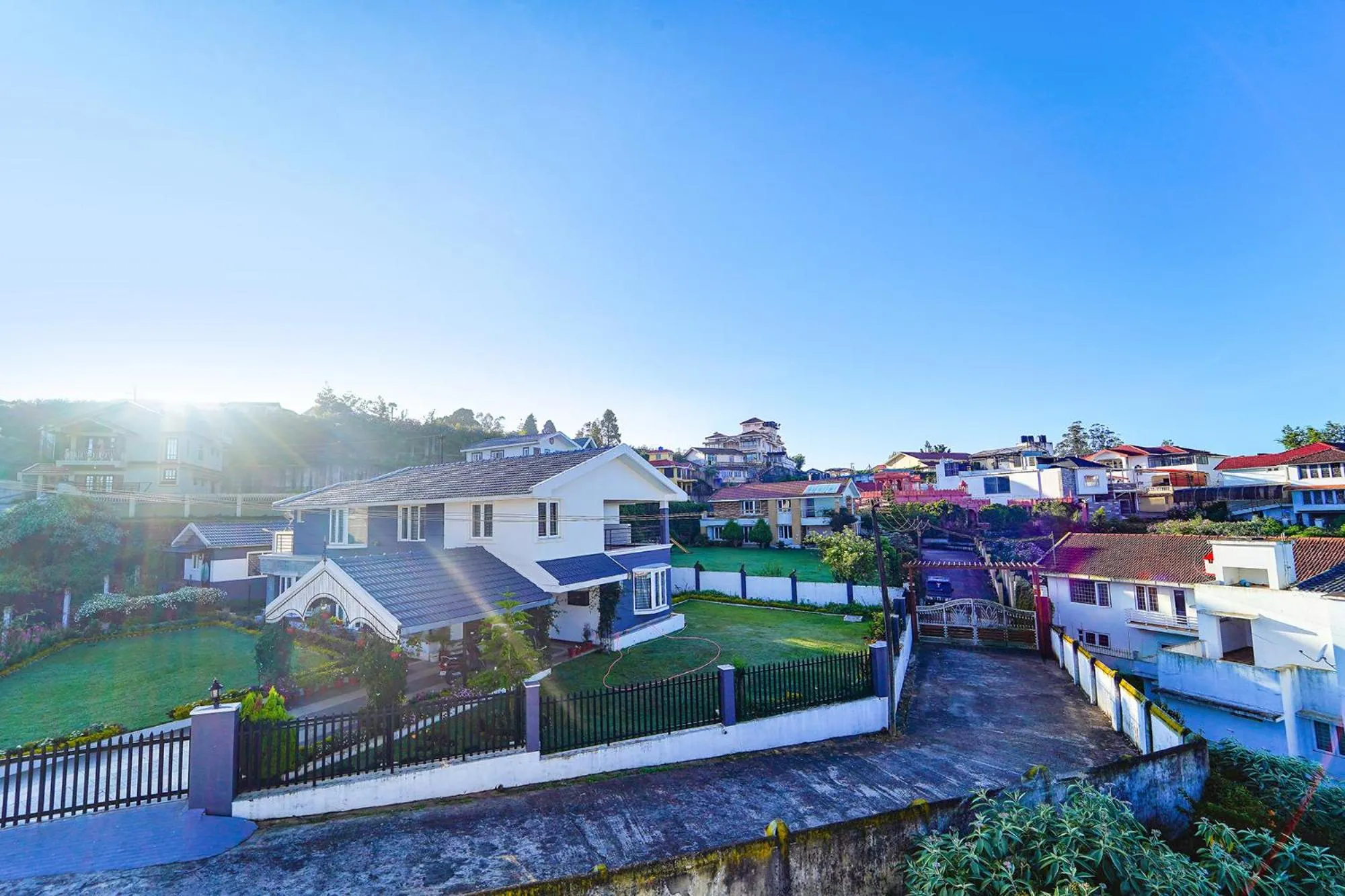 City view in Via Bala Garden - Nr Ooty Toy Train Tourist Park