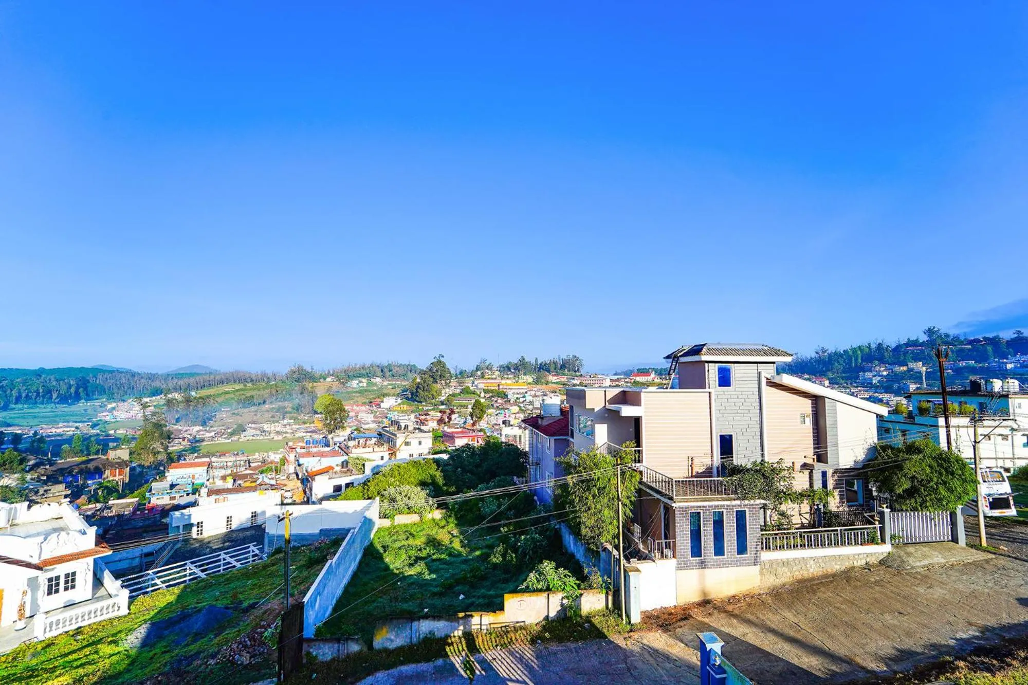 City view in Via Bala Garden - Nr Ooty Toy Train Tourist Park