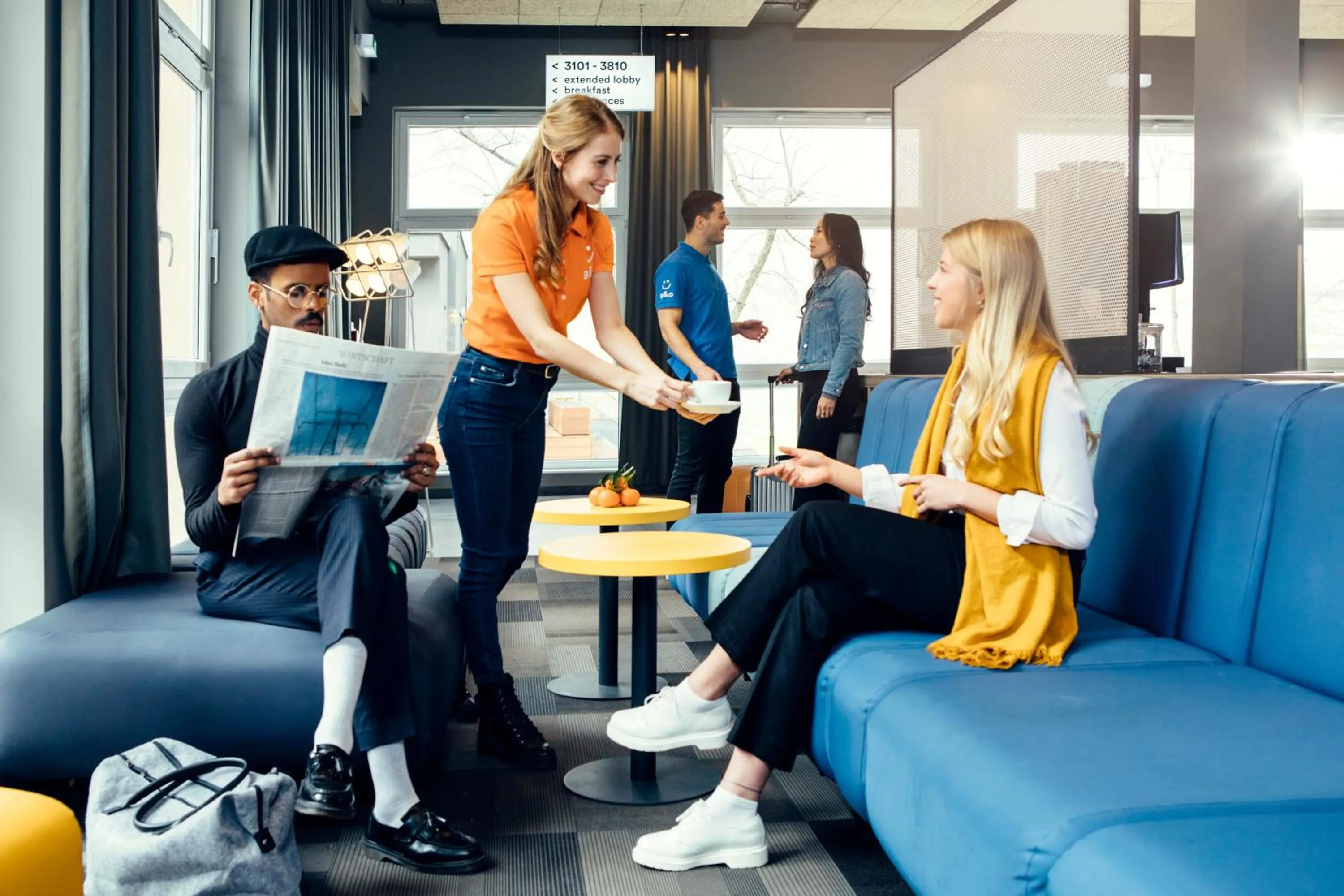 Lounge or bar in a&o Amsterdam Zuidoost