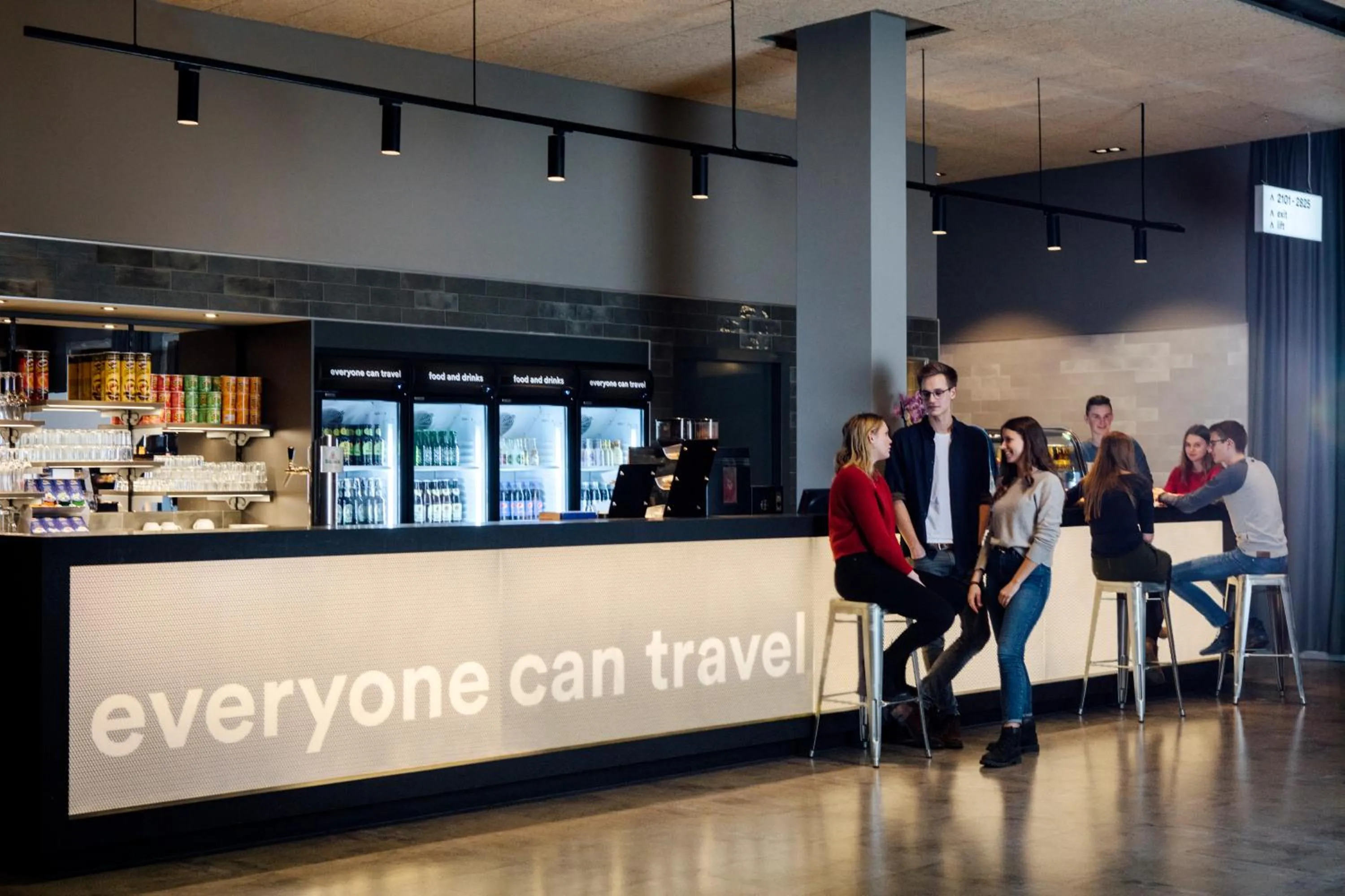 Lounge or bar in a&o Amsterdam Zuidoost