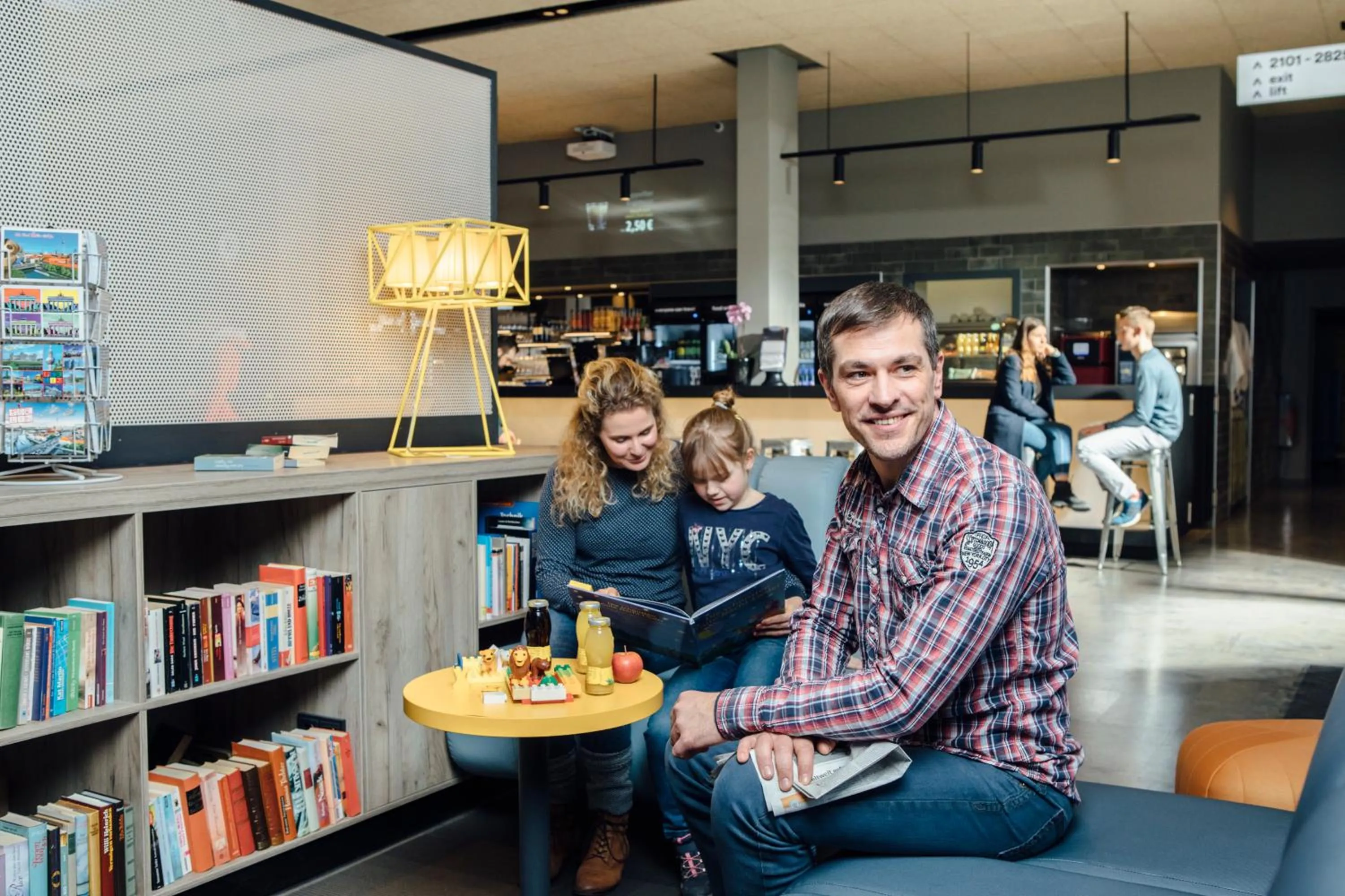 Communal lounge/ TV room in a&o Amsterdam Zuidoost