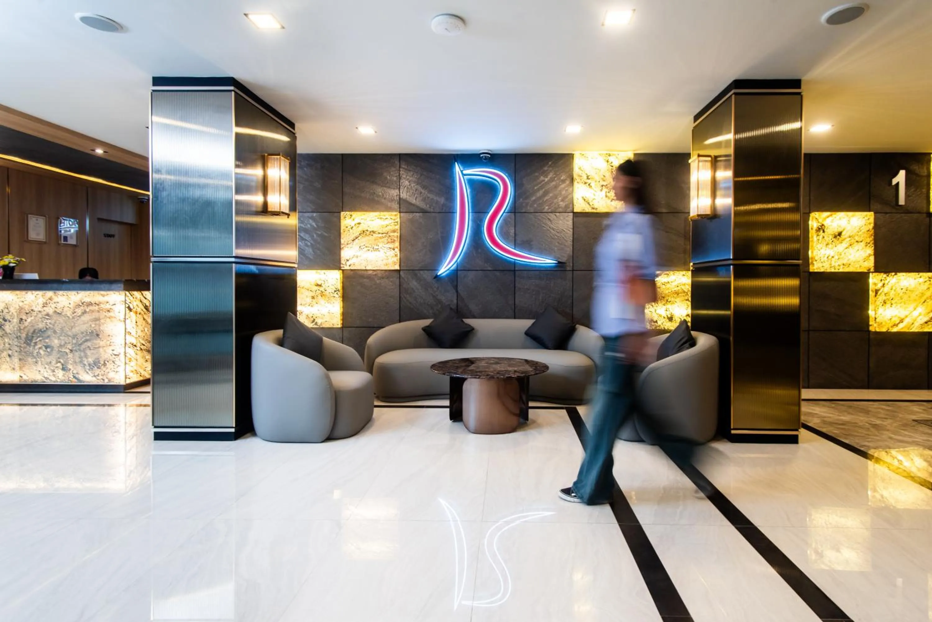 Lobby or reception in River Hotel Hatyai