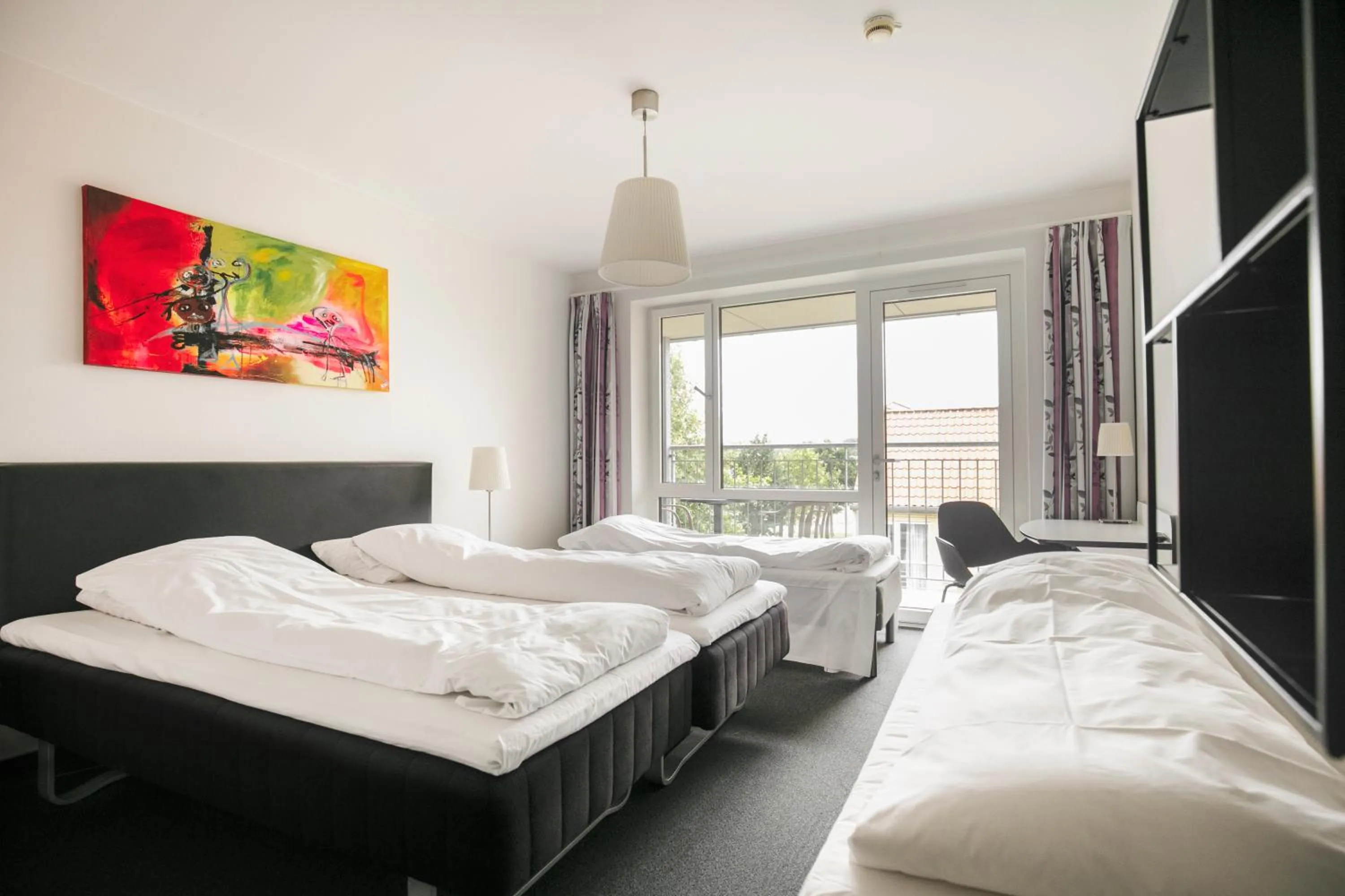 Bed in Fjelsted Skov Hotel & Konference