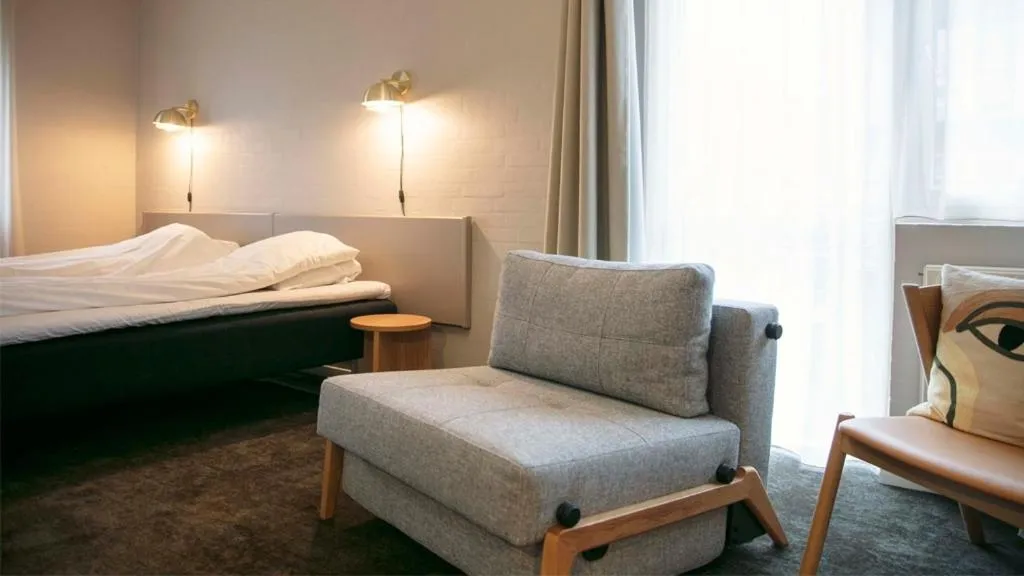 Bed in Fjelsted Skov Hotel & Konference