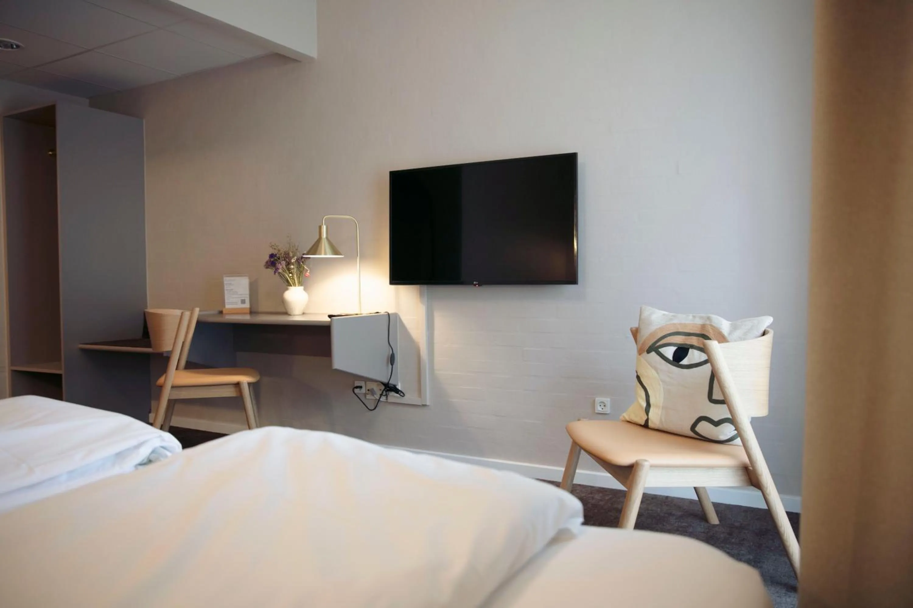 Bed in Fjelsted Skov Hotel & Konference