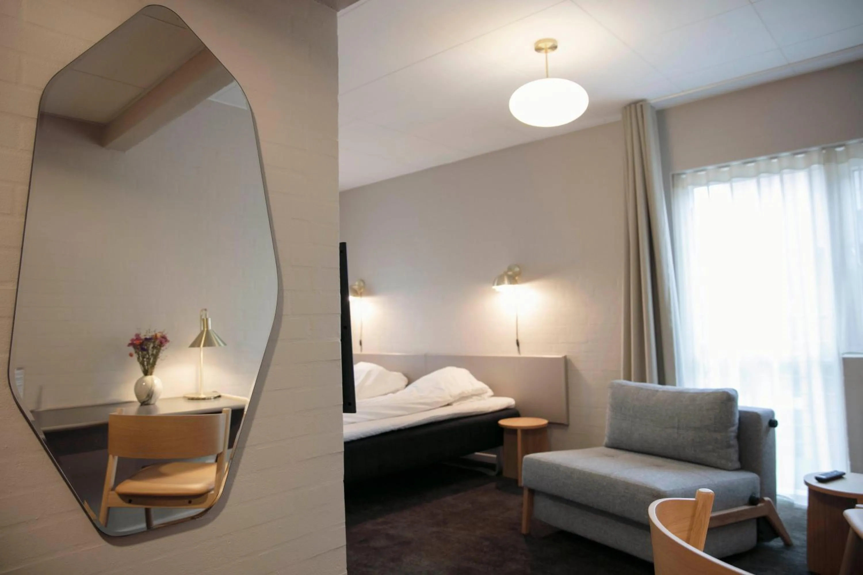 Bed in Fjelsted Skov Hotel & Konference