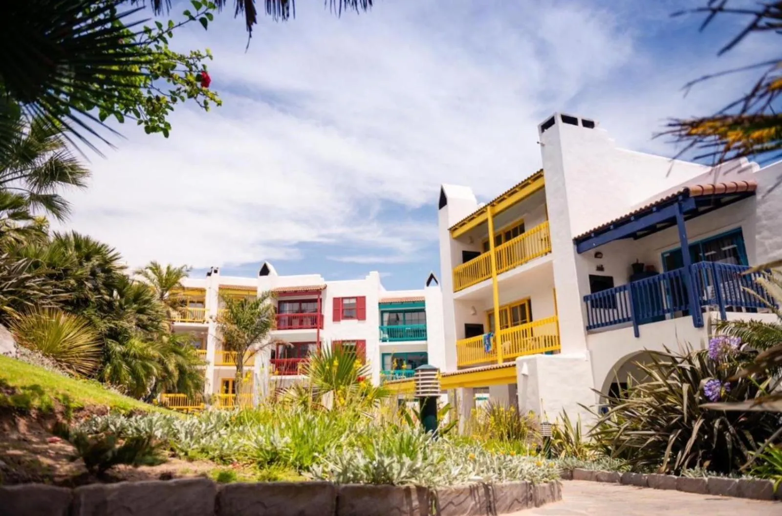 Garden view in Club Mykonos Langebaan