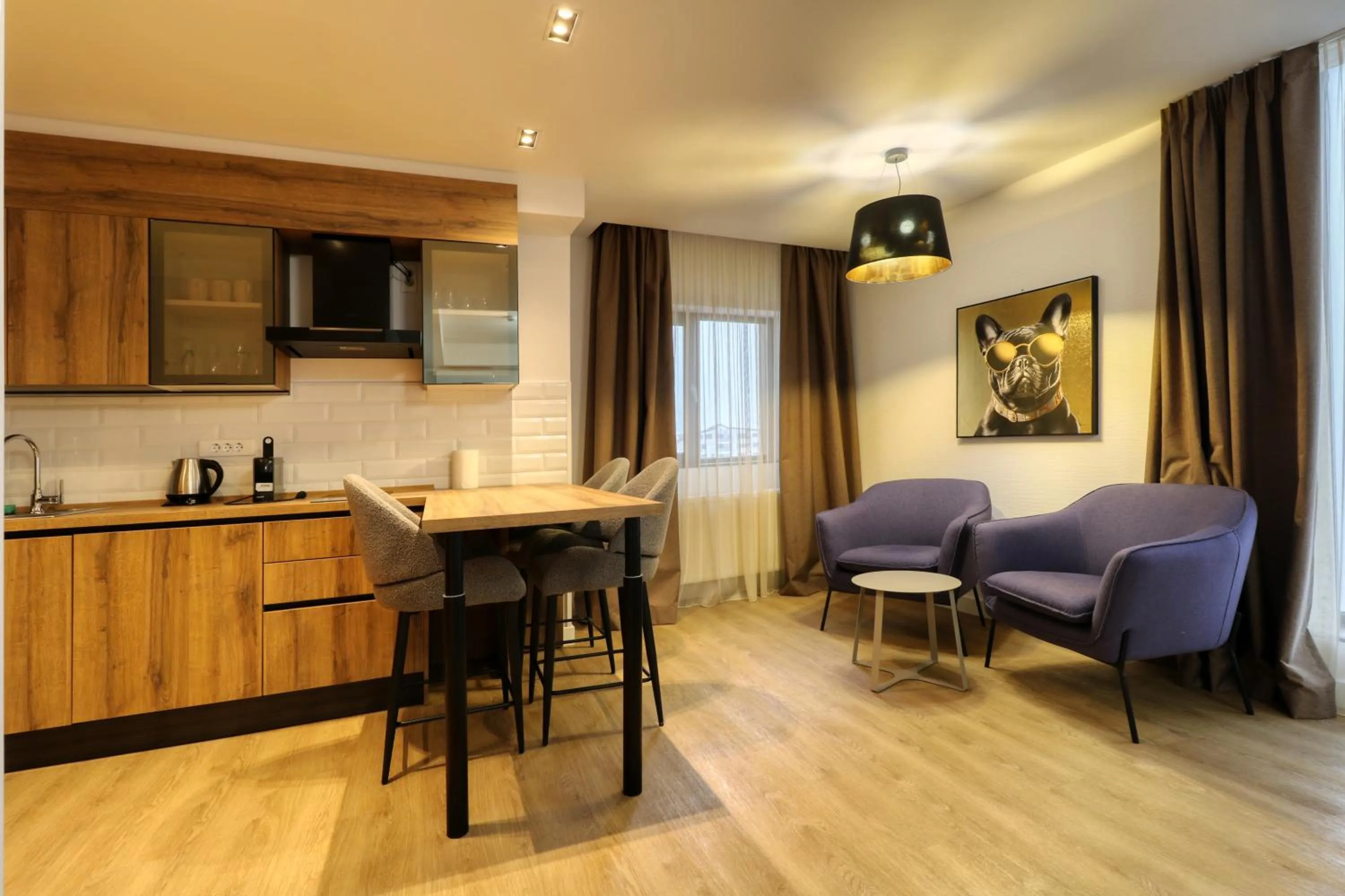 Seating area in Uni88 Apartments Hotel