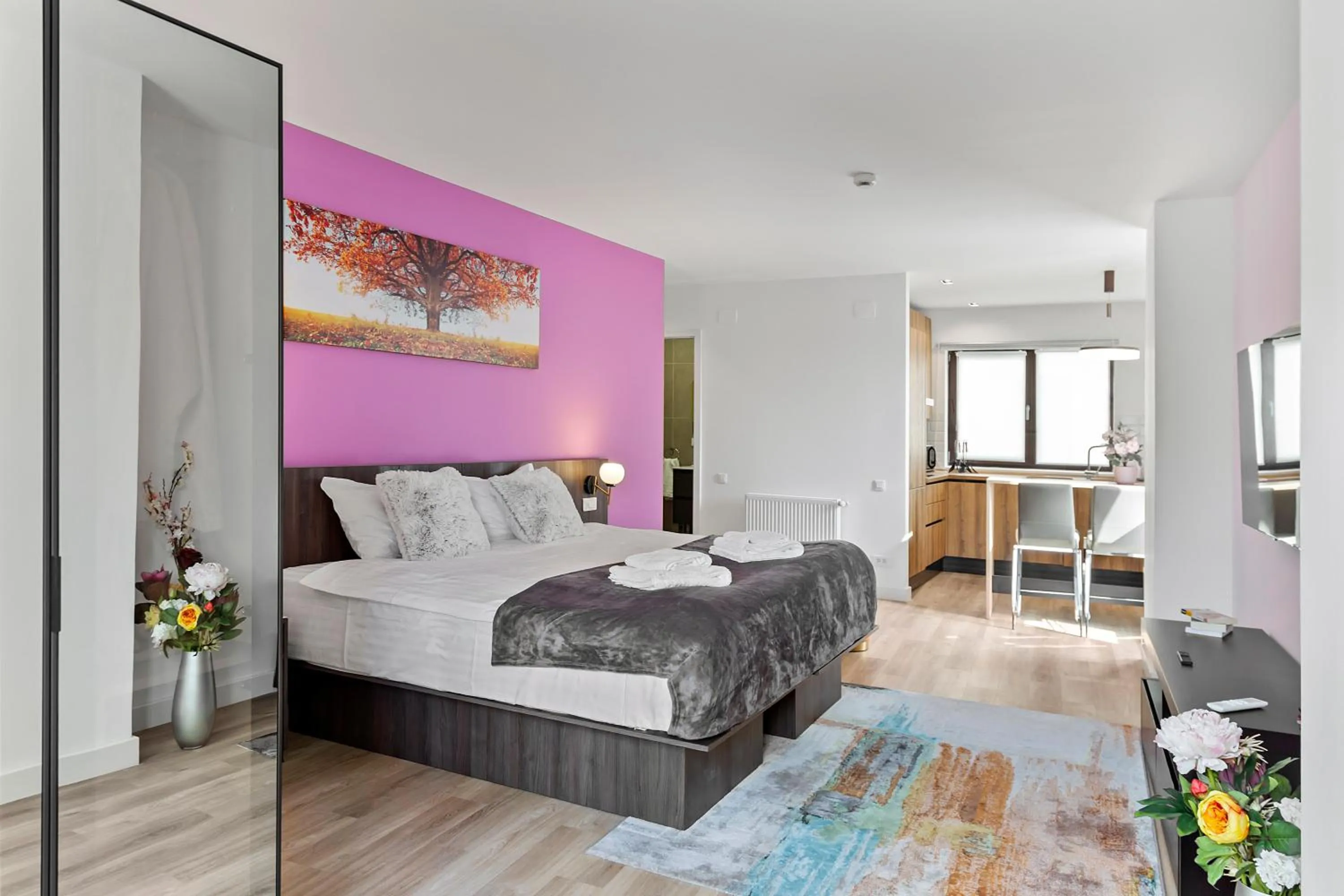 Bed in Uni88 Apart Hotel