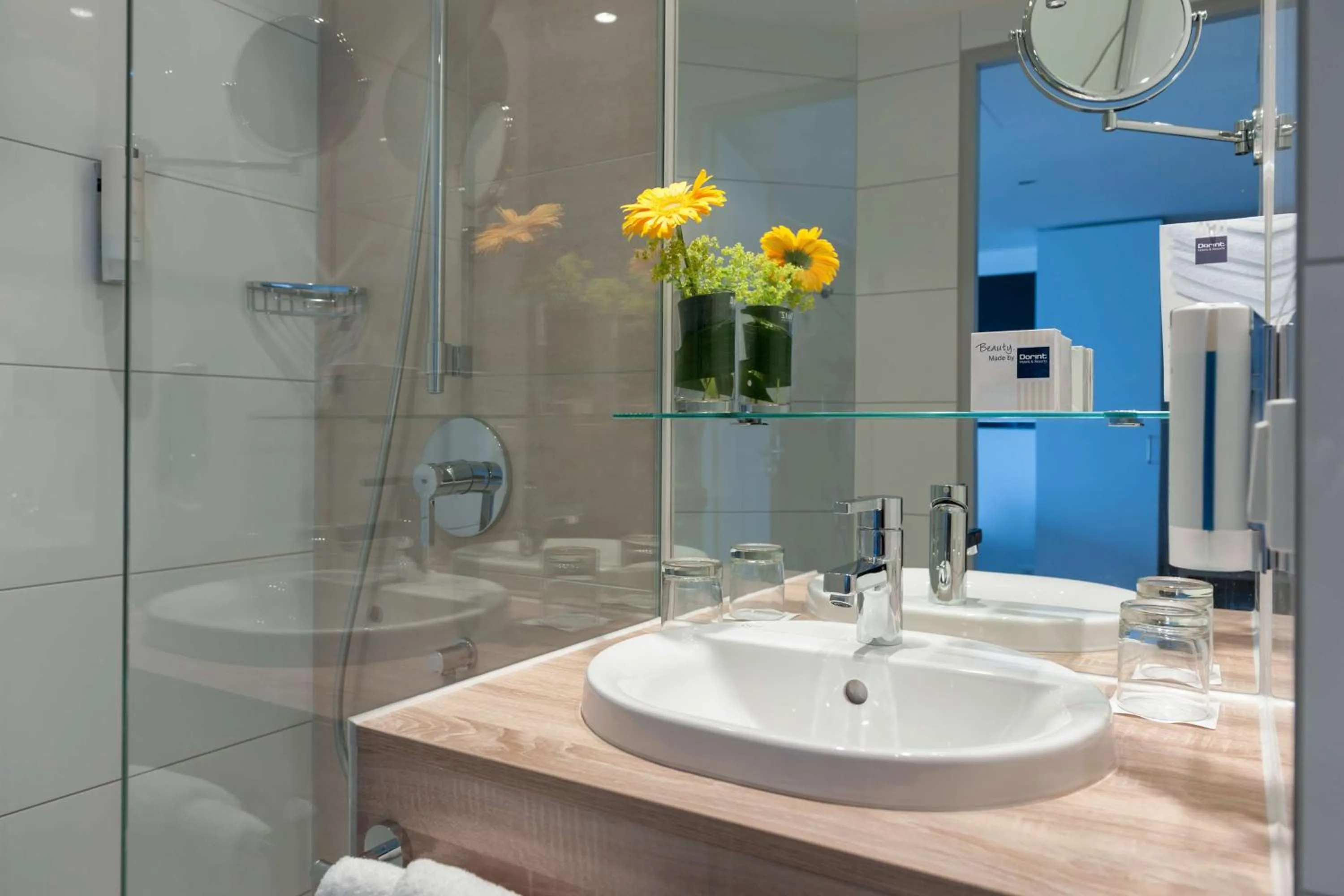 Bathroom in Essential by Dorint Stuttgart/Airport