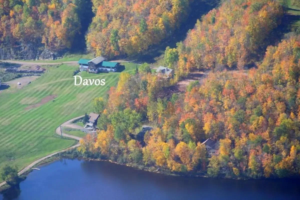 Bird's eye view in Davos Chalet