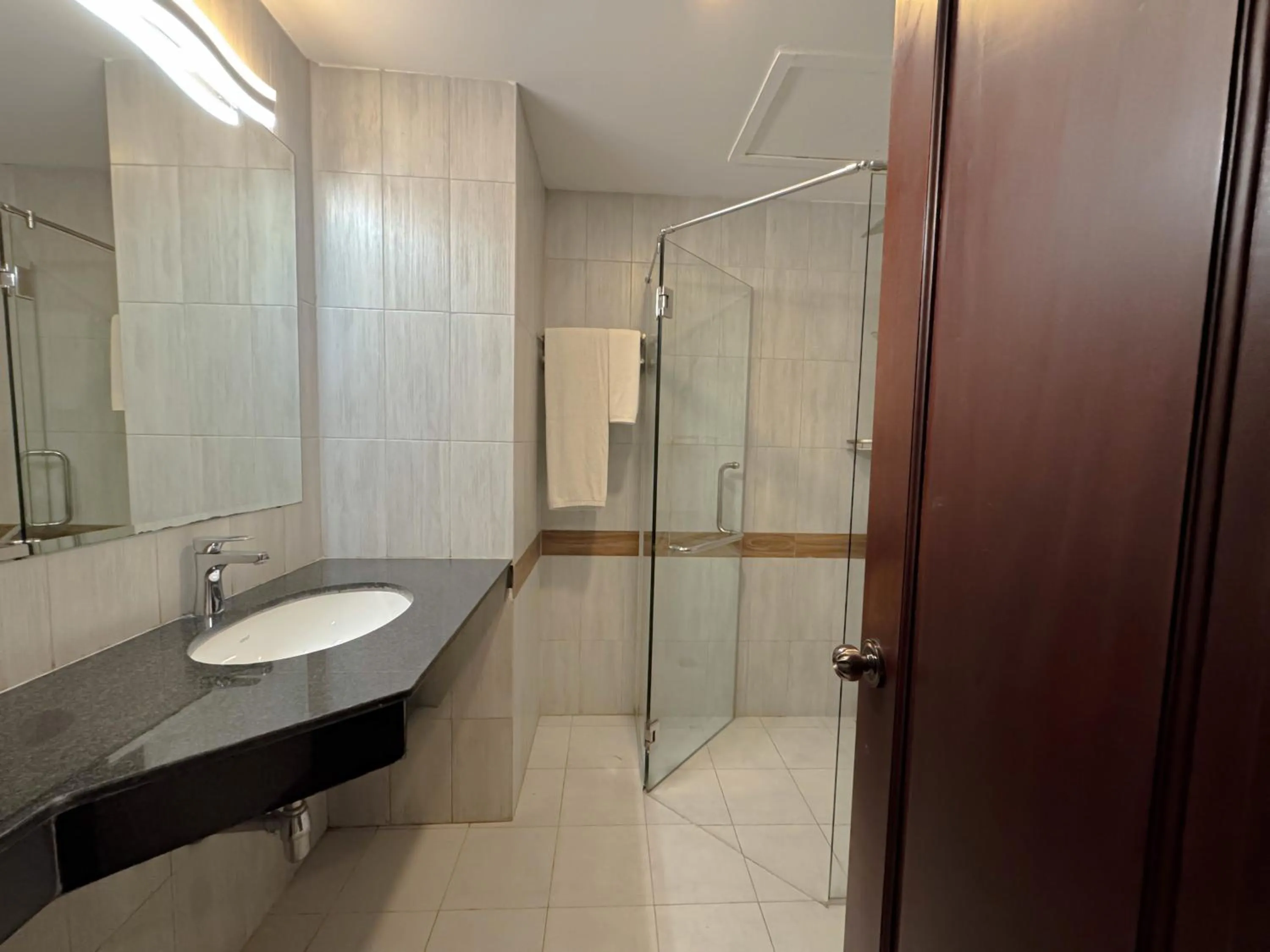 Bathroom in Vrest Hotel