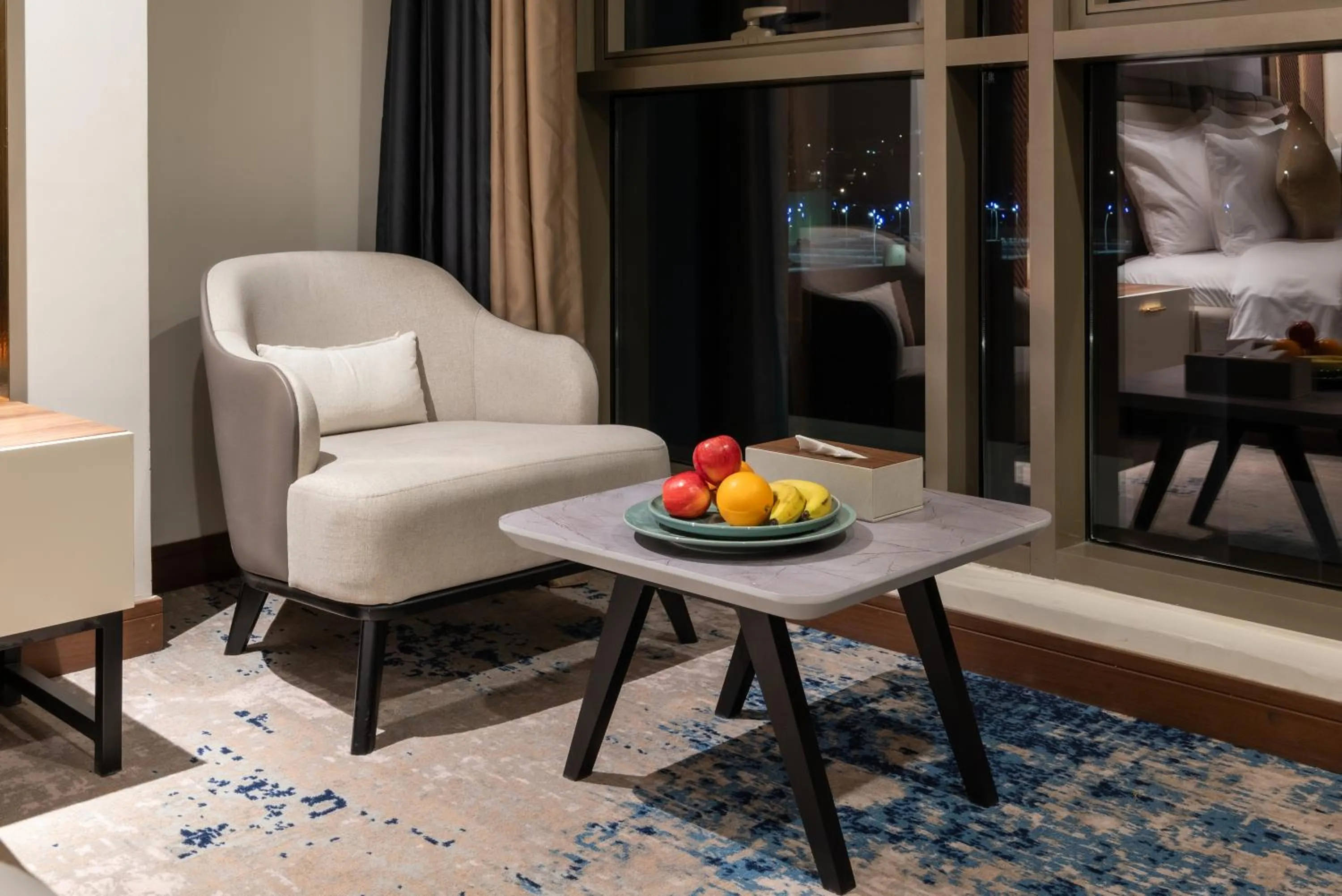 Seating area in Vender Hotel