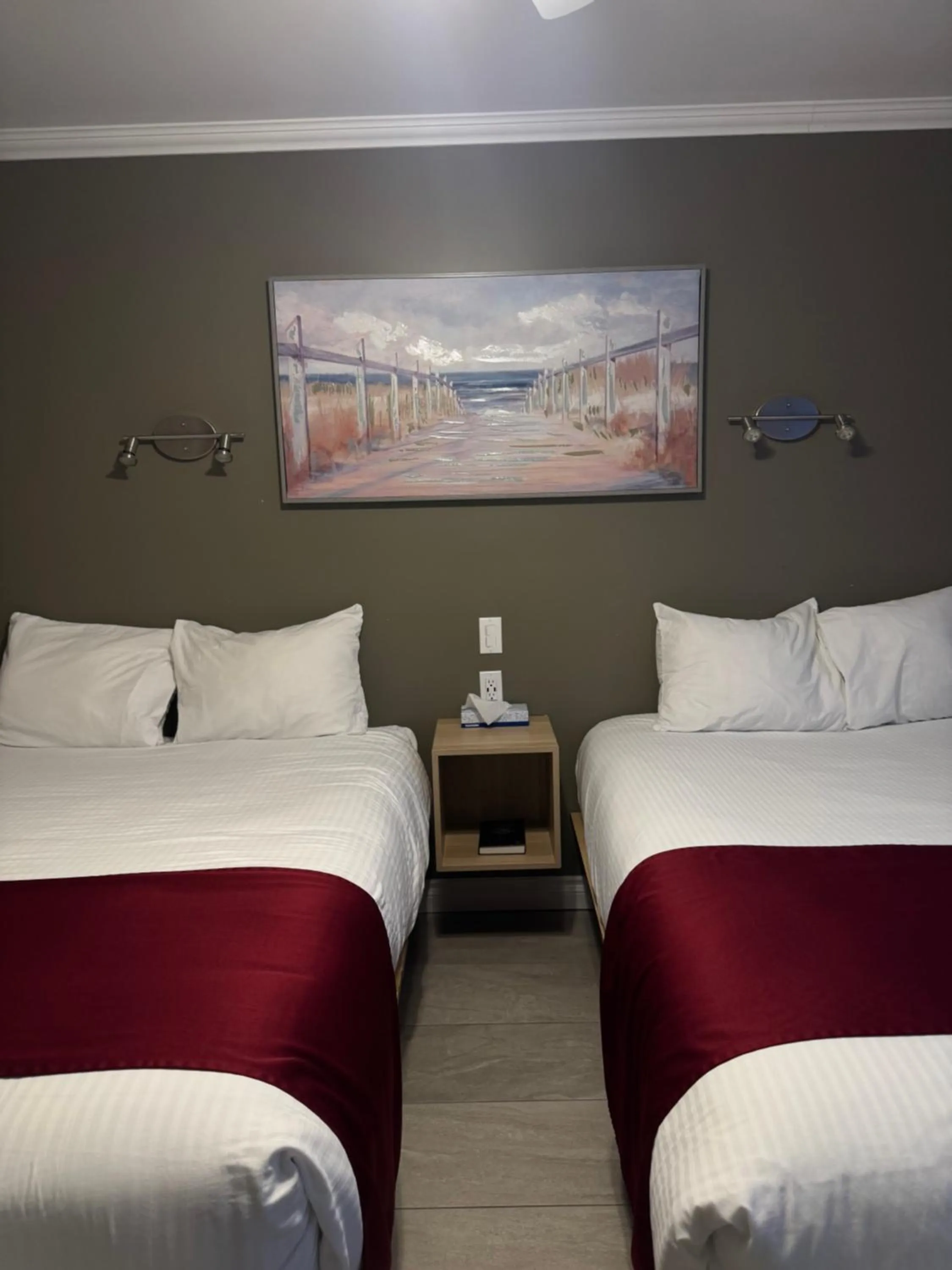 Bed in Motel Le Refuge