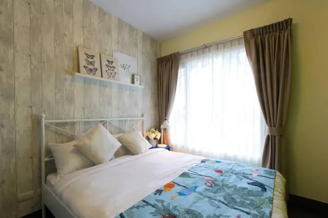 Bedroom, Bed in Baan Sandao D201