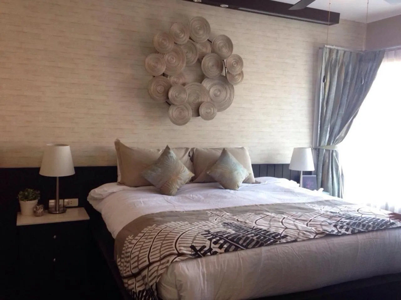 Bedroom, Bed in Baan Sandao D201